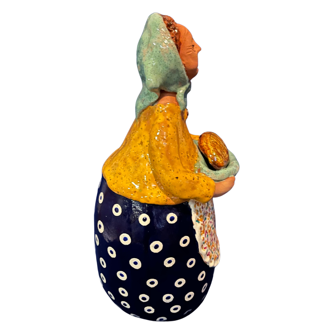 Each grandmother (“Babcia”) is carefully sculpted and painted by hand, making every piece a one-of-a-kind work of folk art.