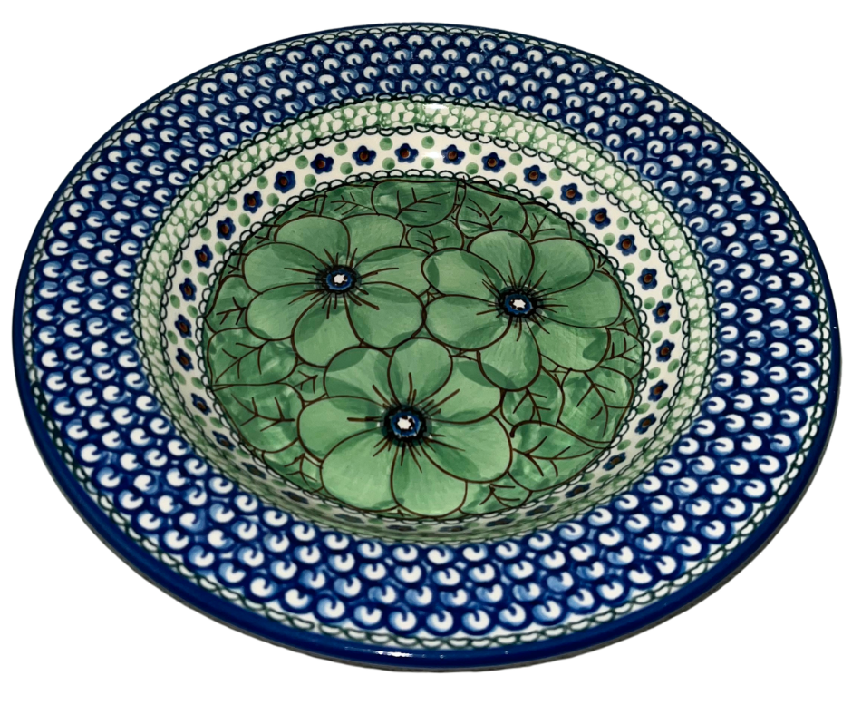 Pattern U408A by Ceramika Artystyczna Rimmed Soup Pasta Bowl