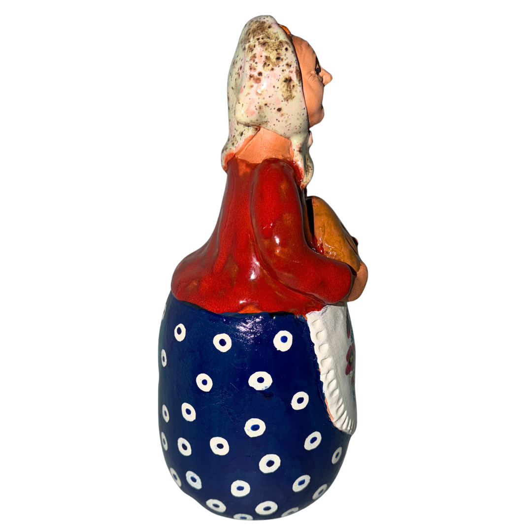Each grandmother (“Babcia”) is carefully sculpted and painted by hand, making every piece a one-of-a-kind work of folk art.