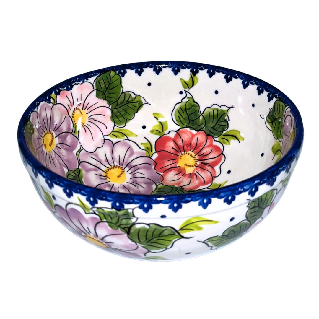 Ceramika Kalich Pattern 1057 Monarch Polish pottery featuring hand-painted butterflies and florals. Authentic Bolesławiec stoneware, durable, dishwasher, microwave, and oven safe.