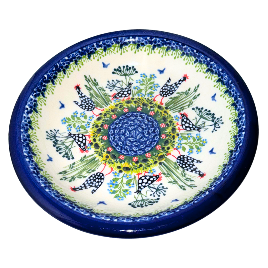 KALICH Polish Pottery Soup Plate Pasta Plate Polka Chicken 950