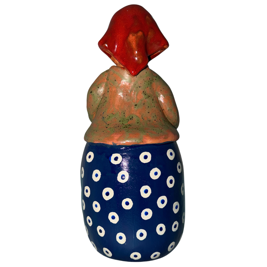 Each grandmother (“Babcia”) is carefully sculpted and painted by hand, making every piece a one-of-a-kind work of folk art.