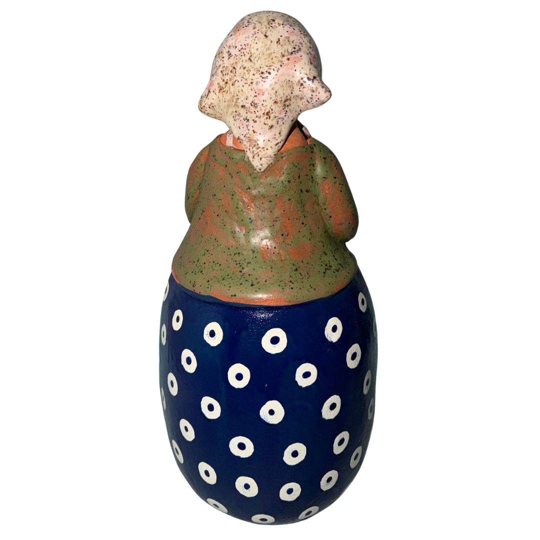 Each grandmother (“Babcia”) is carefully sculpted and painted by hand, making every piece a one-of-a-kind work of folk art.