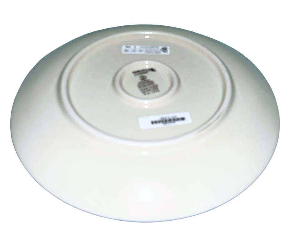 Ceramika Artystyczna Unikat U408c Cobalt Poppies Polish pottery. Hand-painted stoneware with bold cobalt florals. Dishwasher, microwave & oven safe. Handmade in Poland.