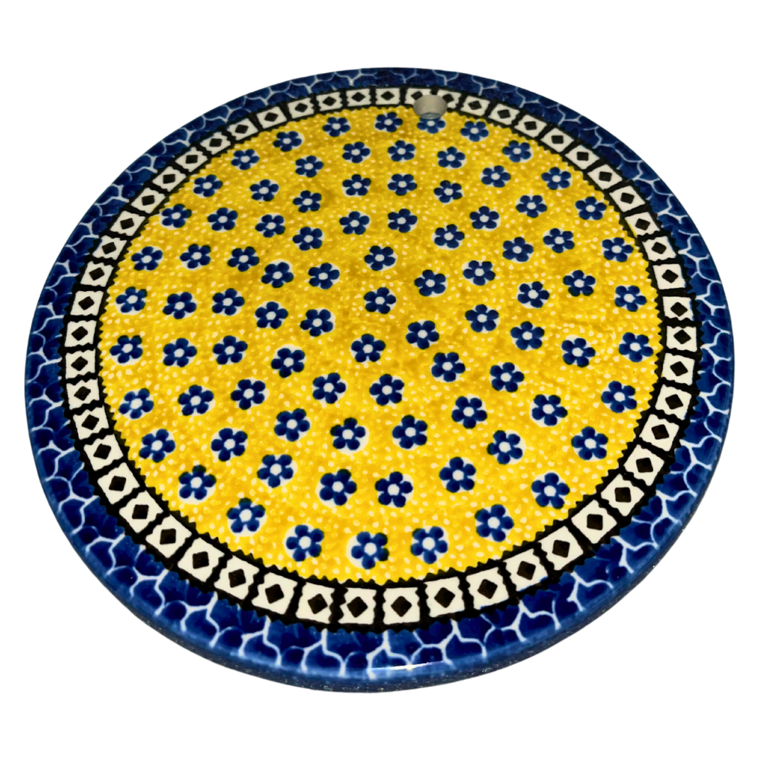 Ceramika Artystyczna  7.75 inch round cutting board cheese board trivet 859x Sunburst