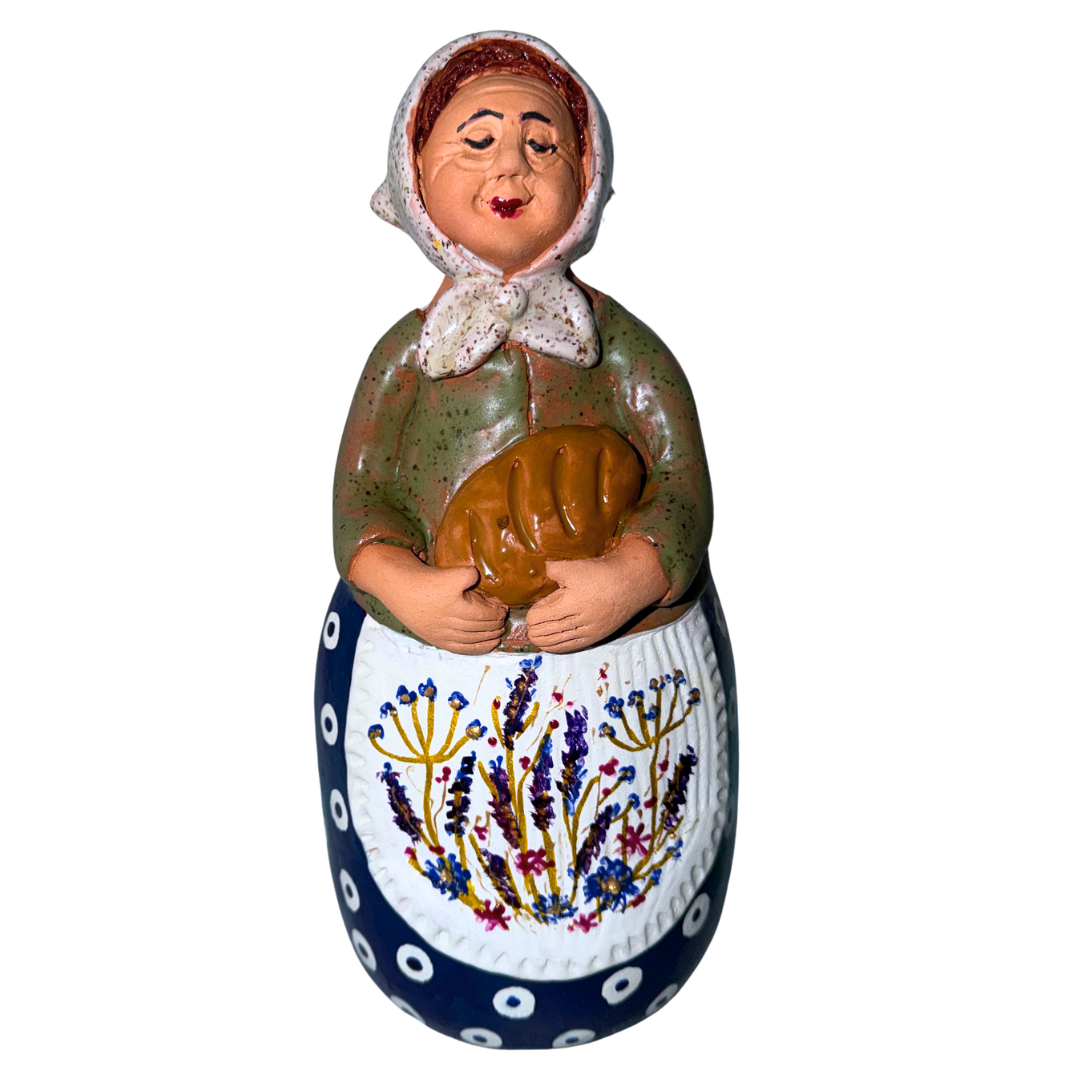 Each grandmother (“Babcia”) is carefully sculpted and painted by hand, making every piece a one-of-a-kind work of folk art.