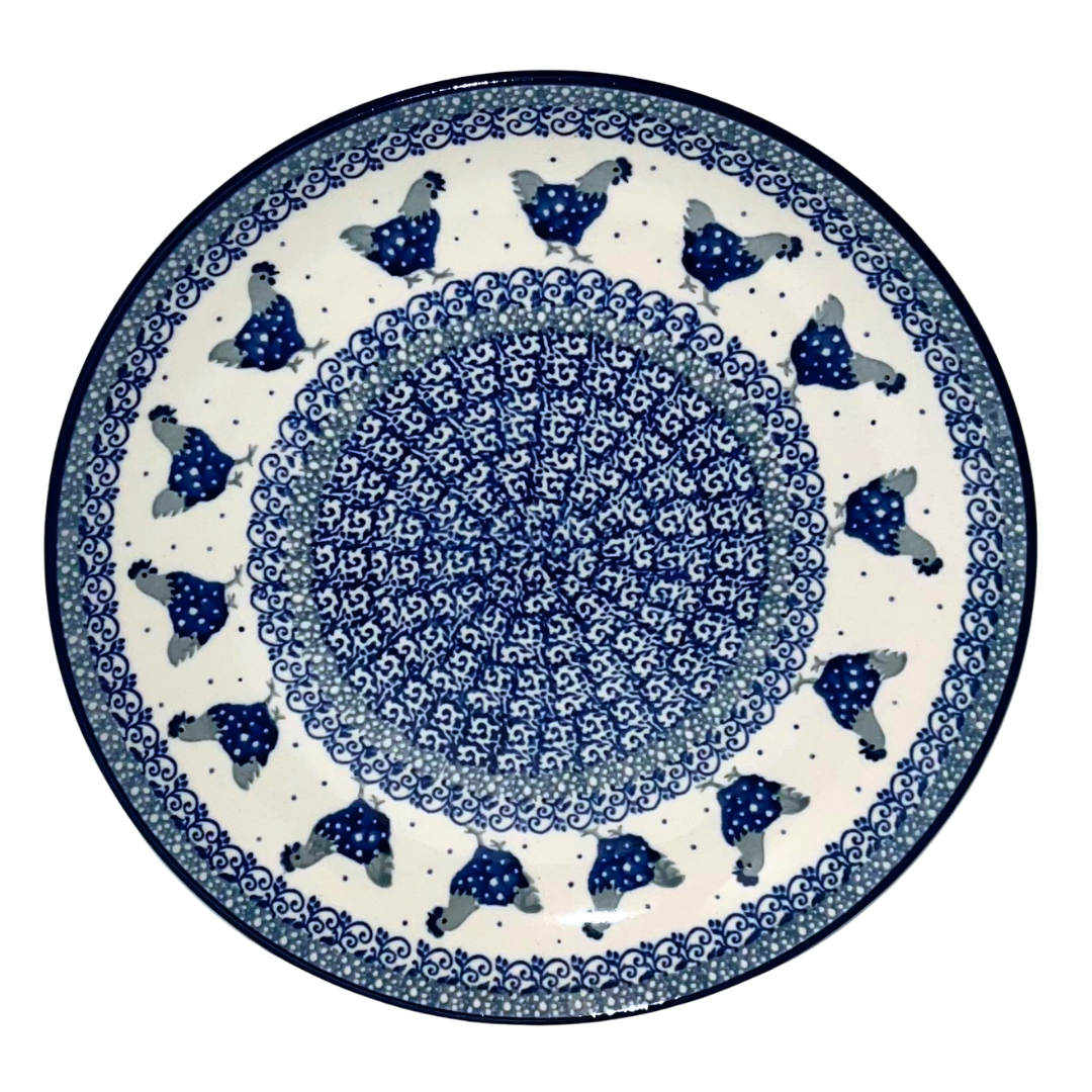 Ceramika Artystyczna 2597x Polish Pottery 10 inch Dinner Plate Henny Penny