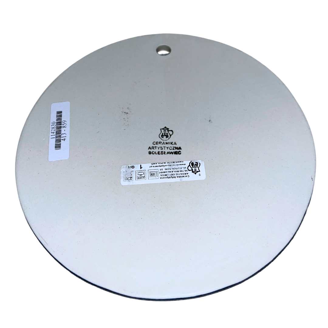 Ceramika Artystyczna  7.75 inch round cutting board cheese board trivet 859x Sunburst