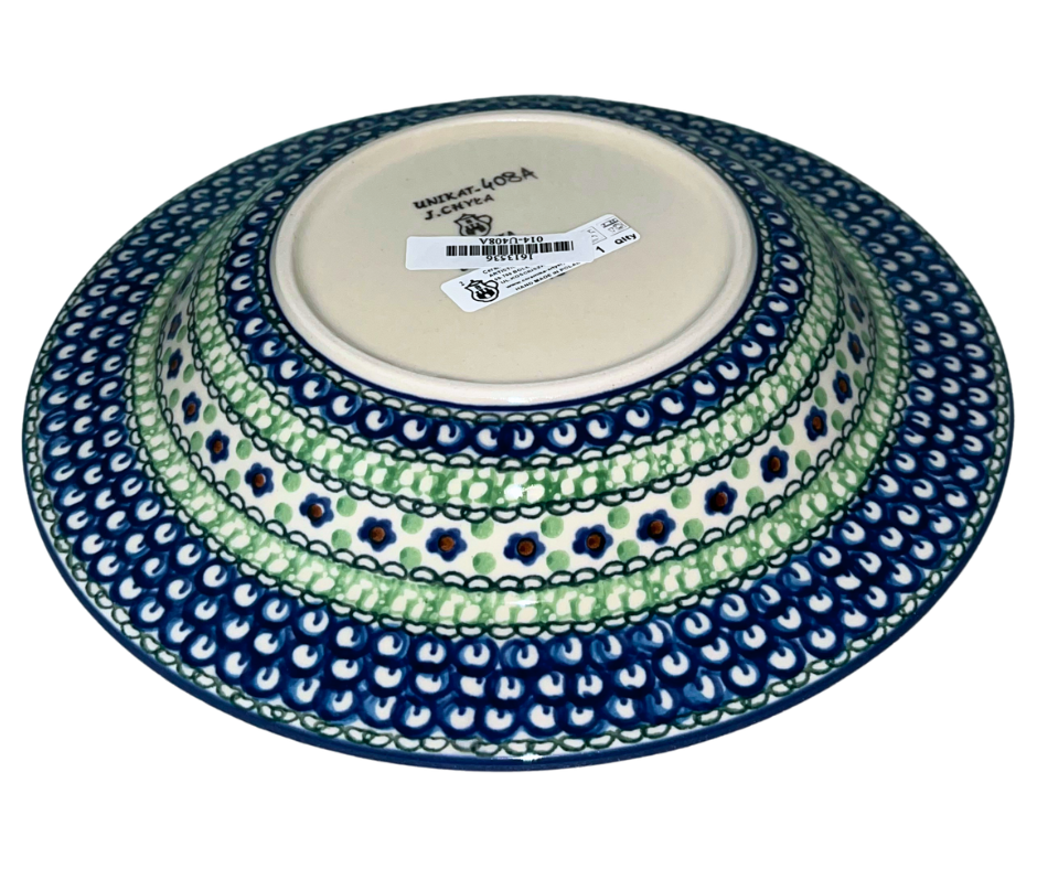 Pattern U408A by Ceramika Artystyczna Rimmed Soup Pasta Bowl