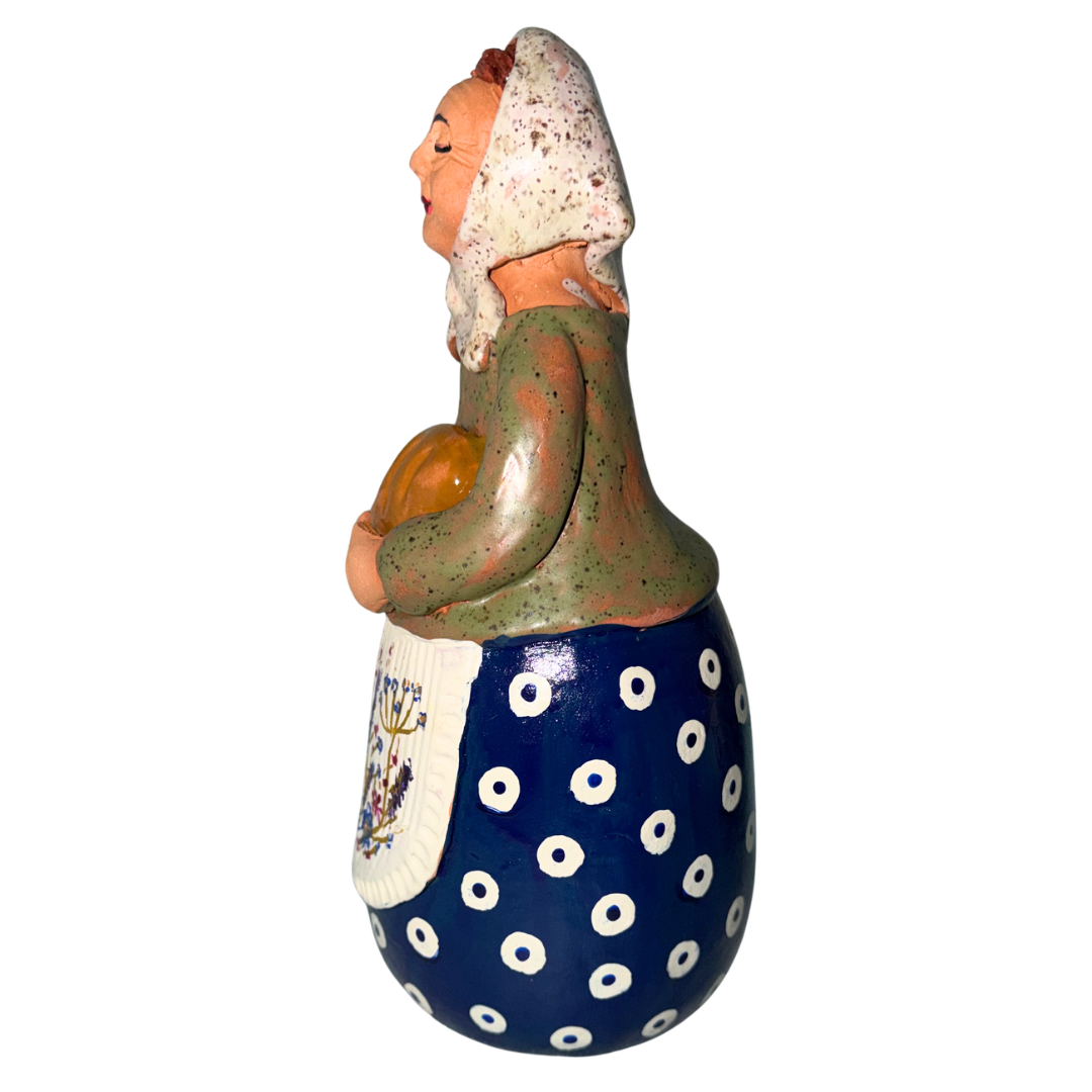 Each grandmother (“Babcia”) is carefully sculpted and painted by hand, making every piece a one-of-a-kind work of folk art.