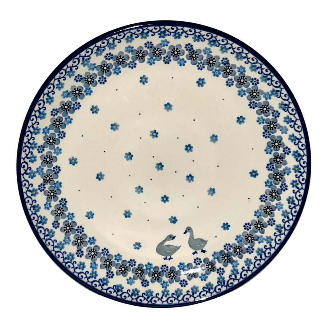 CA 2610X POLISH POTTERY 10.5 INCH DINNER PLATE FRIENDLY FOWL