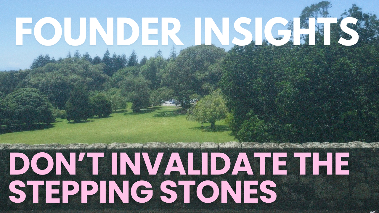 Stepping Stones on The Founder’s Journey
