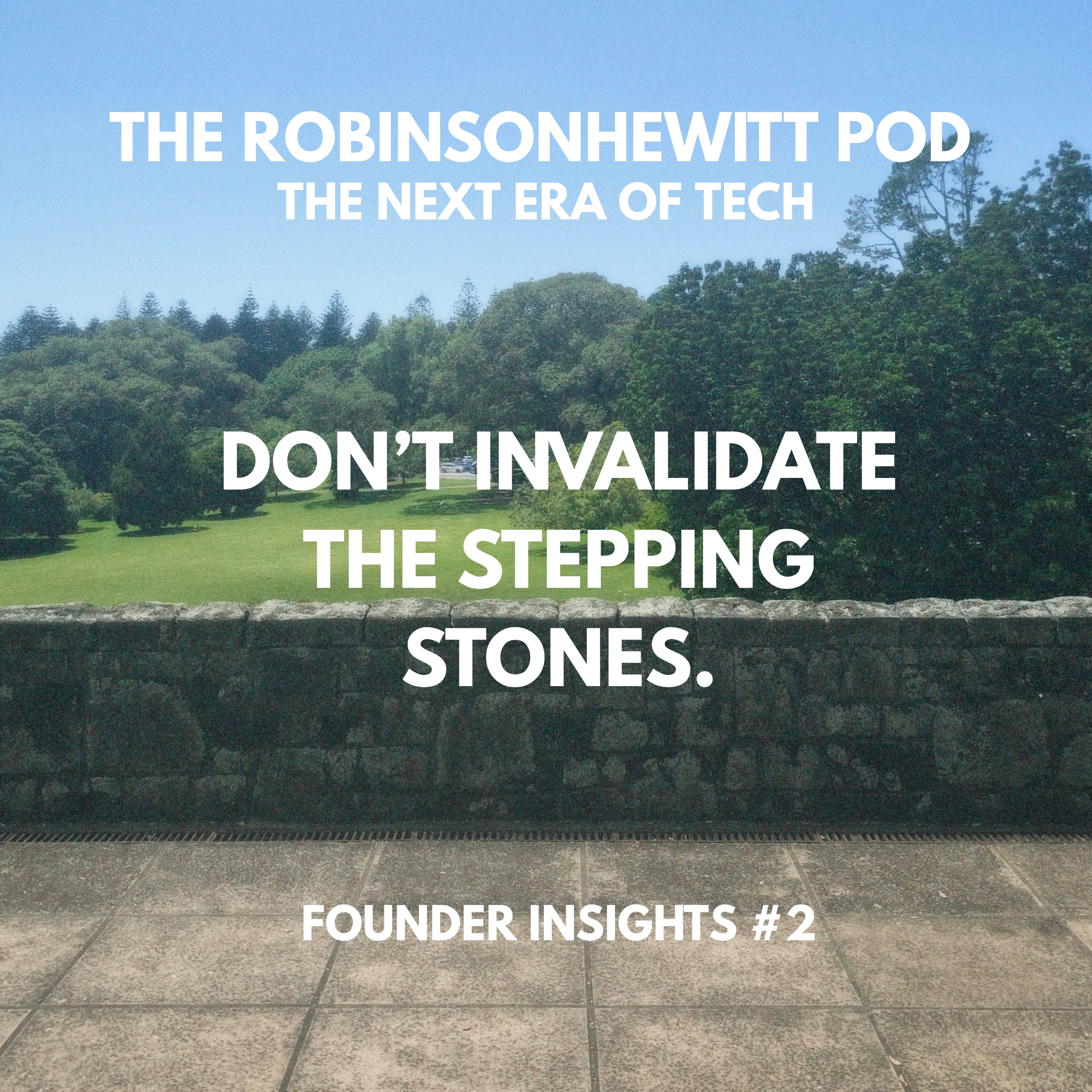 Don’t Invalidate The Stepping Stones | Founder Insights #2