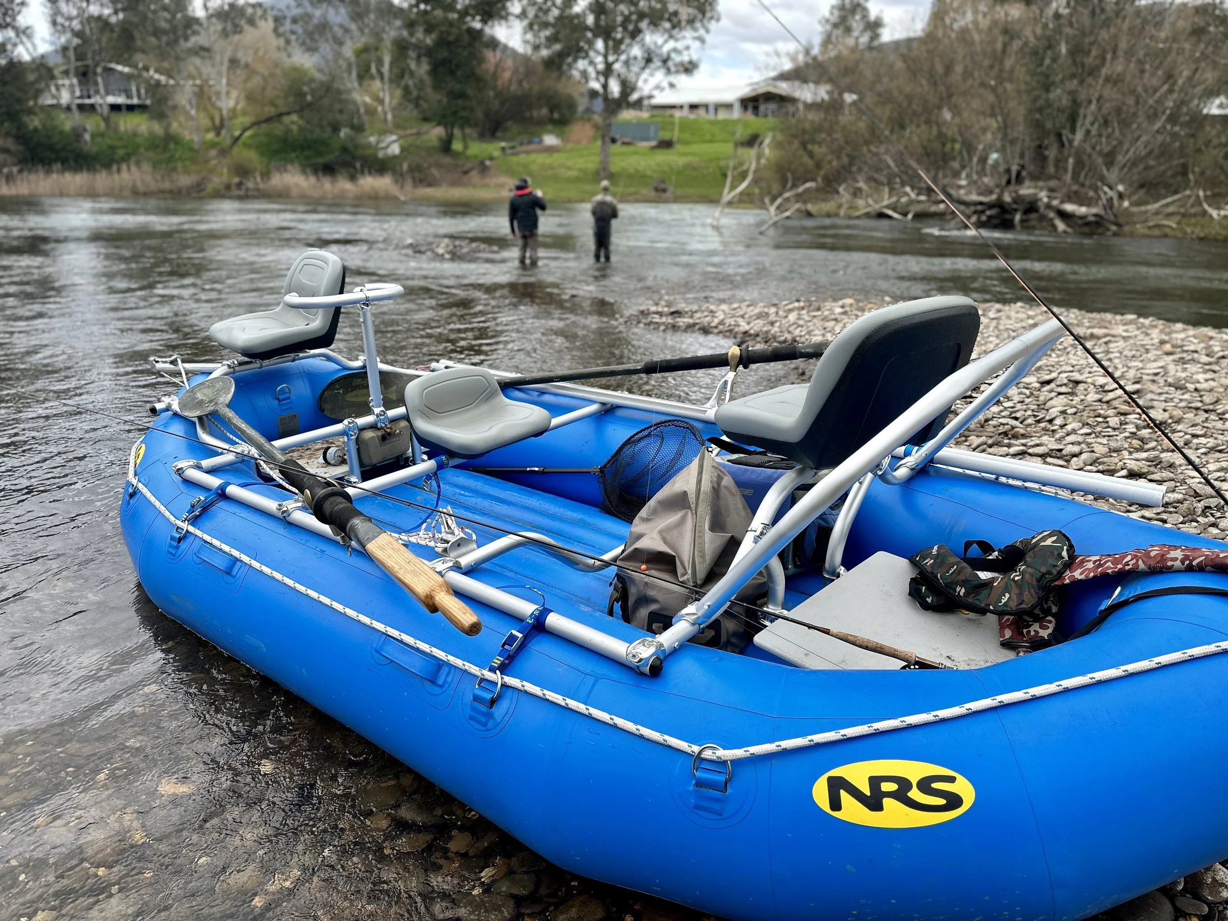 Drift Boat Guided Fly Fishing Goulburn River Vic Australia