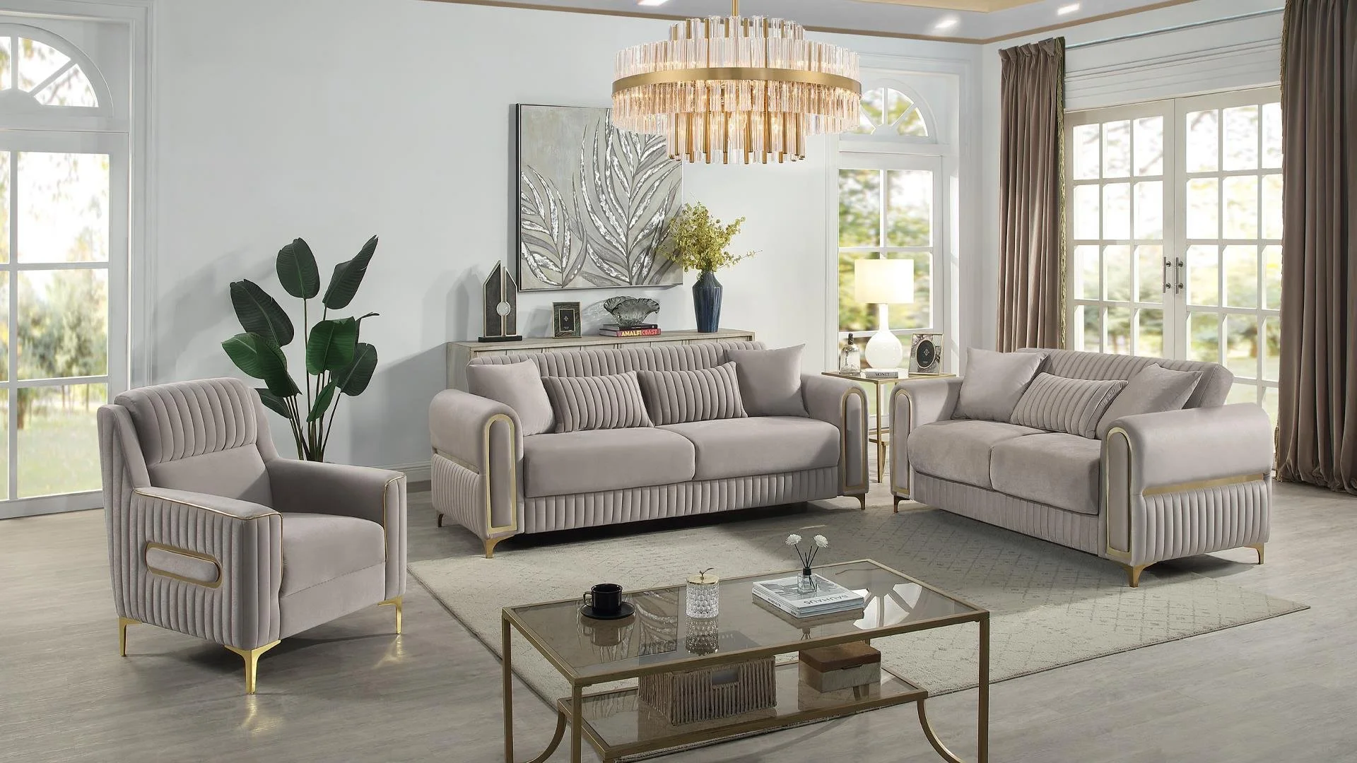 Ruby 3PC Taupe