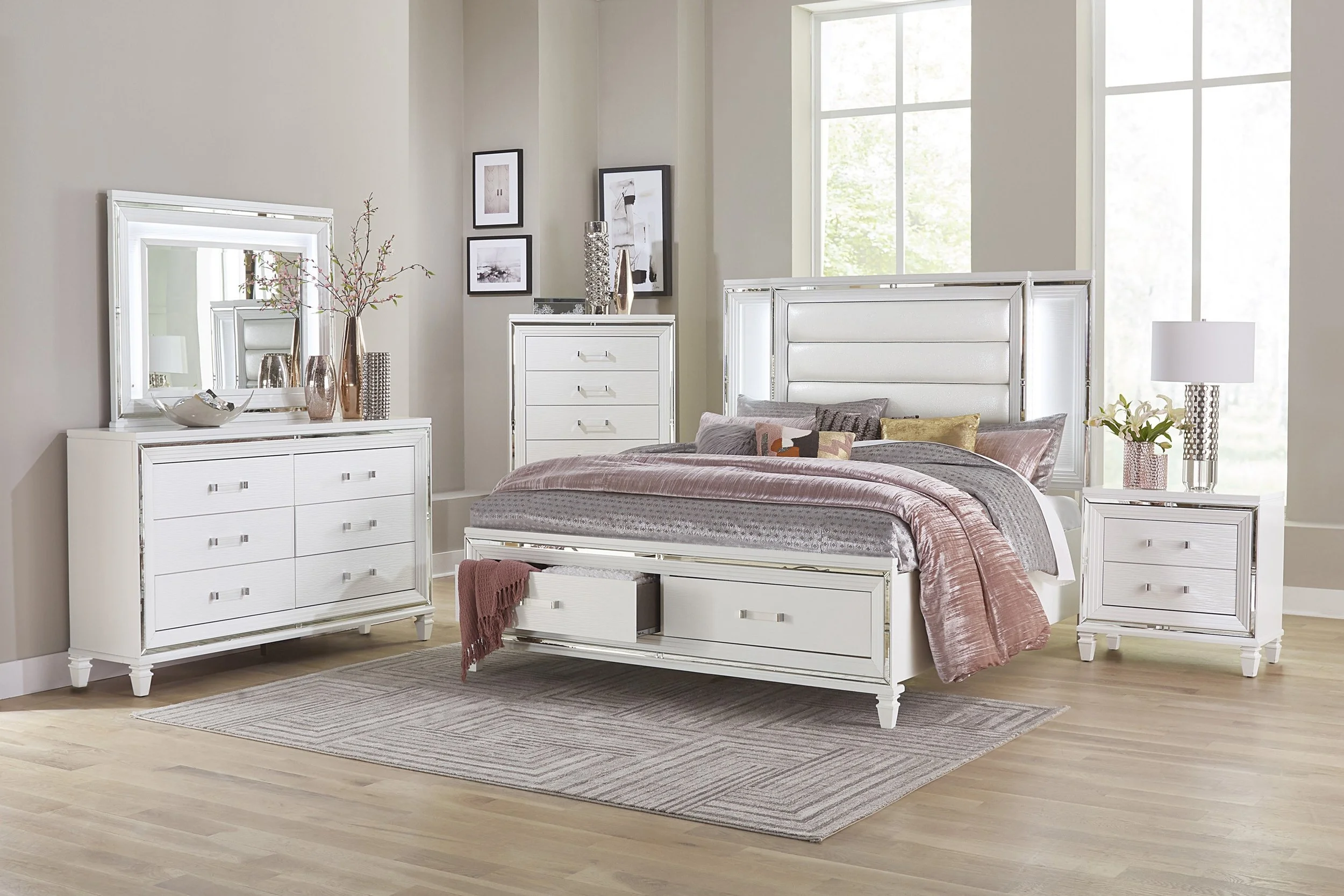 Tamsin Bed - White