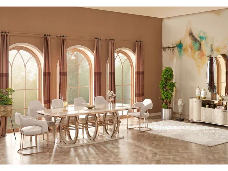 Paris Dining Room Set - 8 Chairs (6 Side Chairs, 2 Armchairs)
