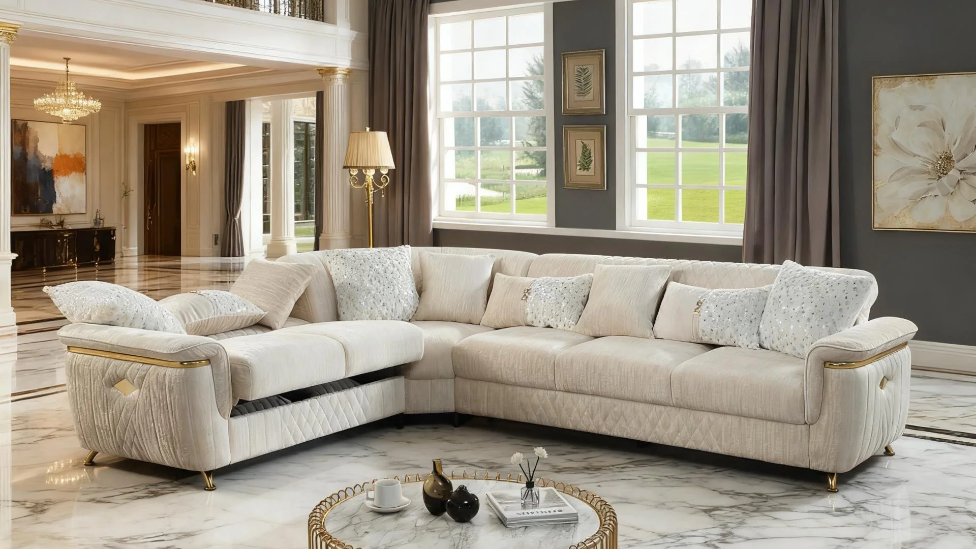 ARGO SECTIONAL BEIGE