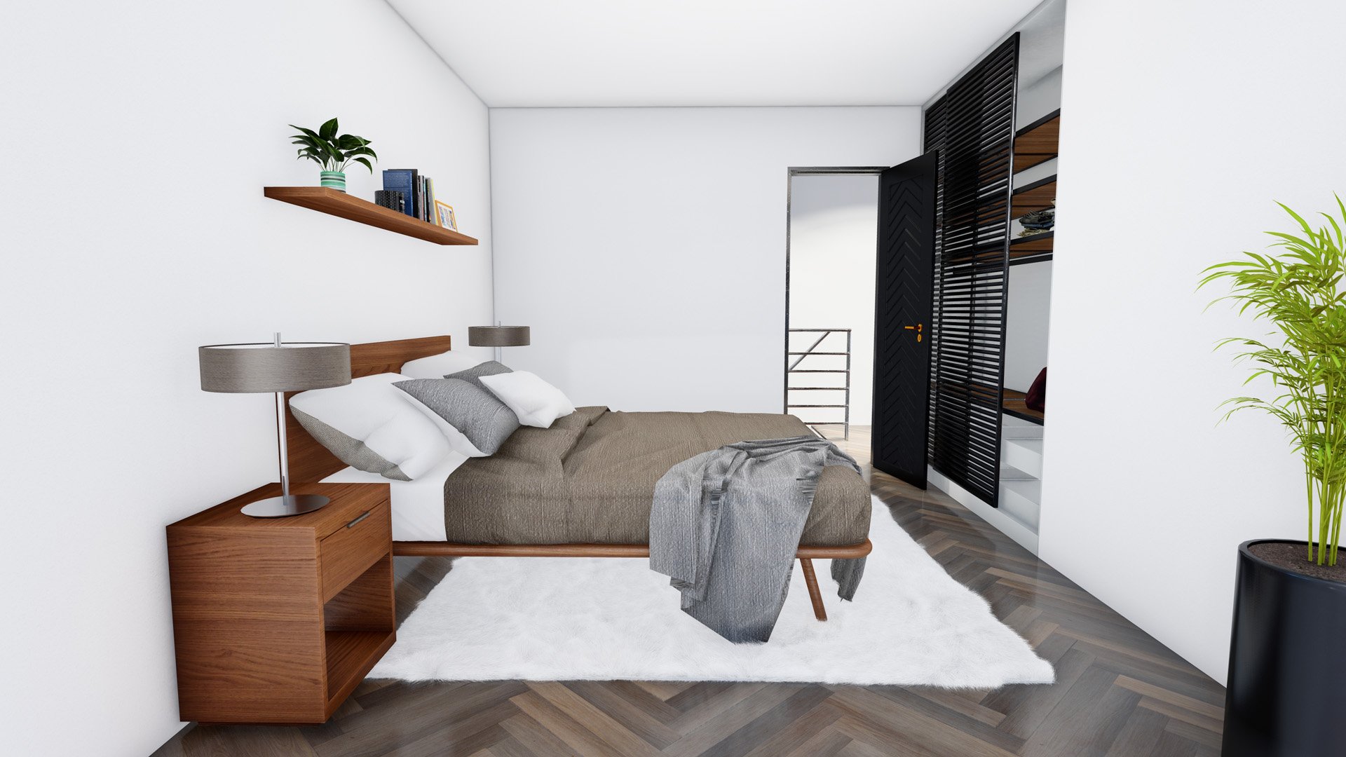 6x10 Meters Modern House bedroom.jpg