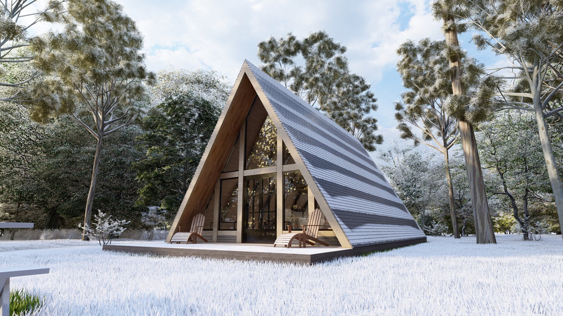 7x10 Meters A Frame House front elevation idea.jpg