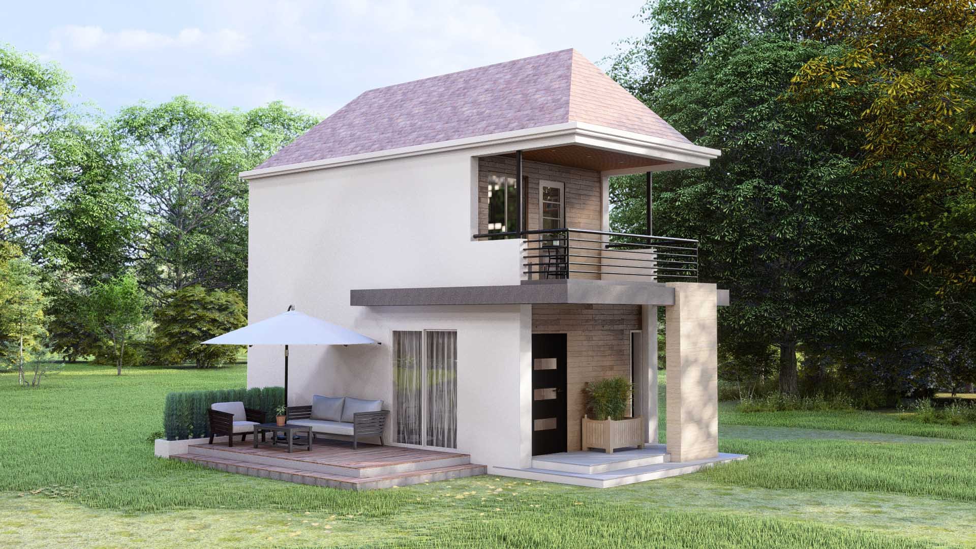 4x7 Meters House_angle view.jpg