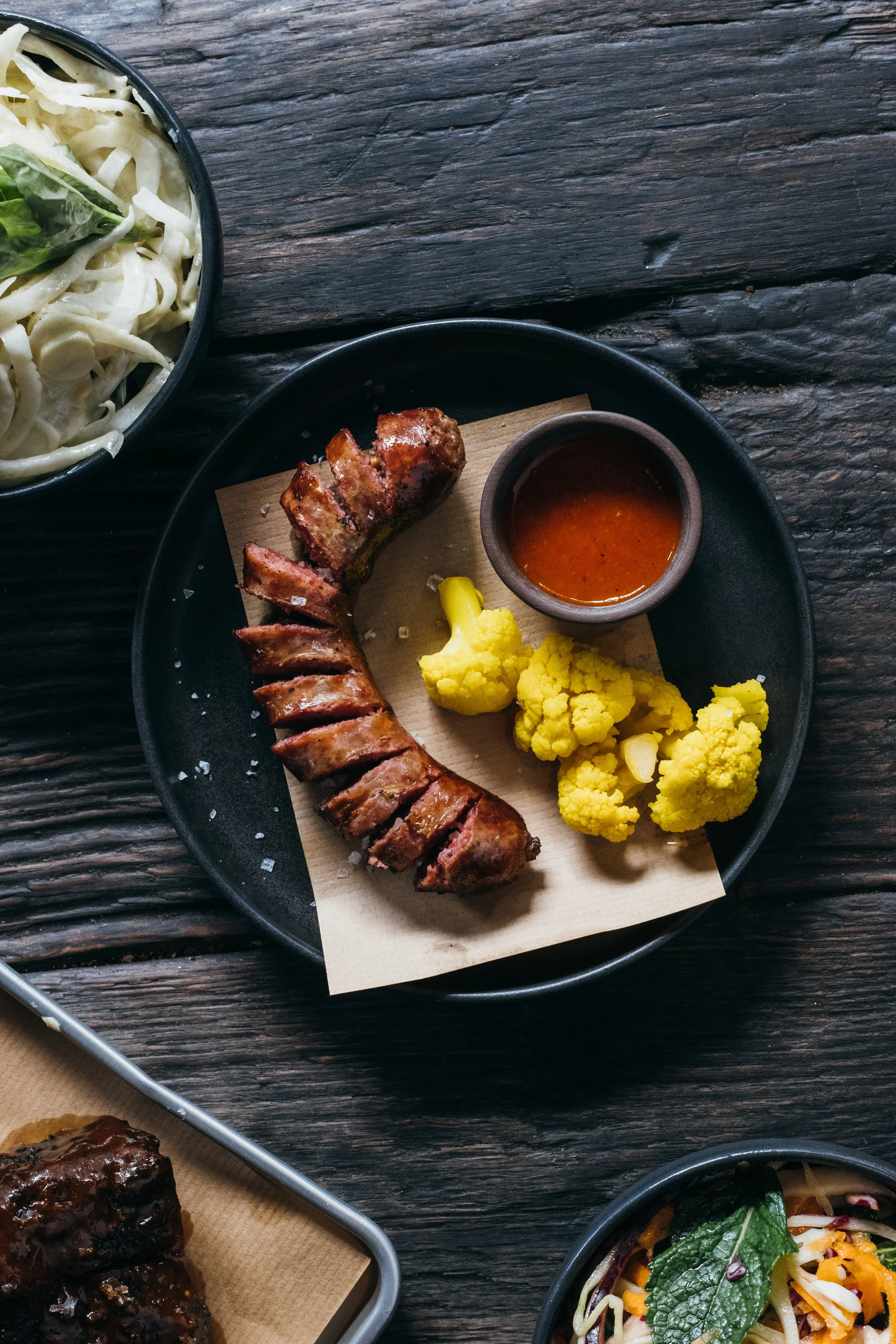 aged beef + pork fat sausage — SMOKESTAK