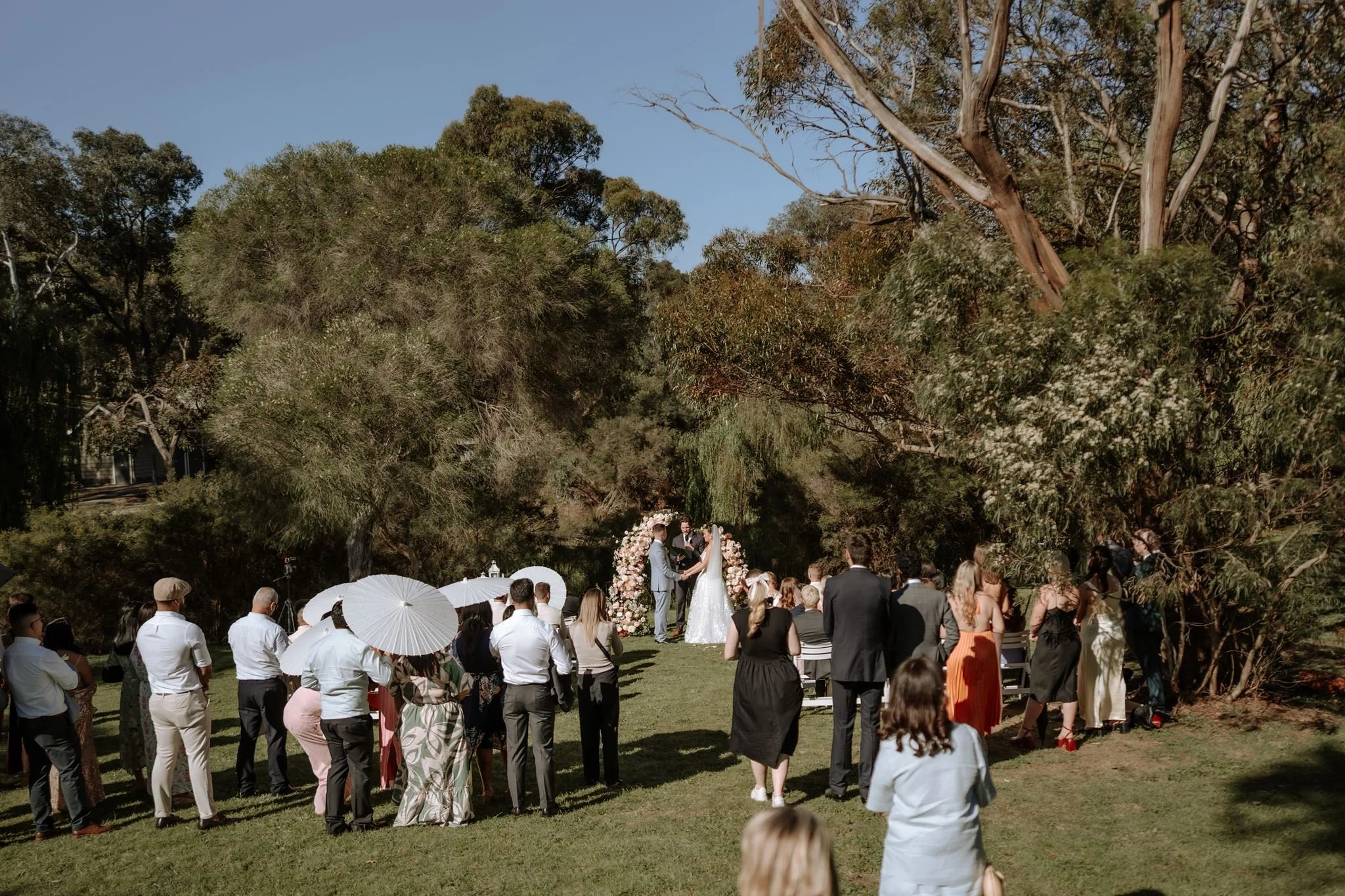Lake-side outdoor ceremony in the Yarra Valley
