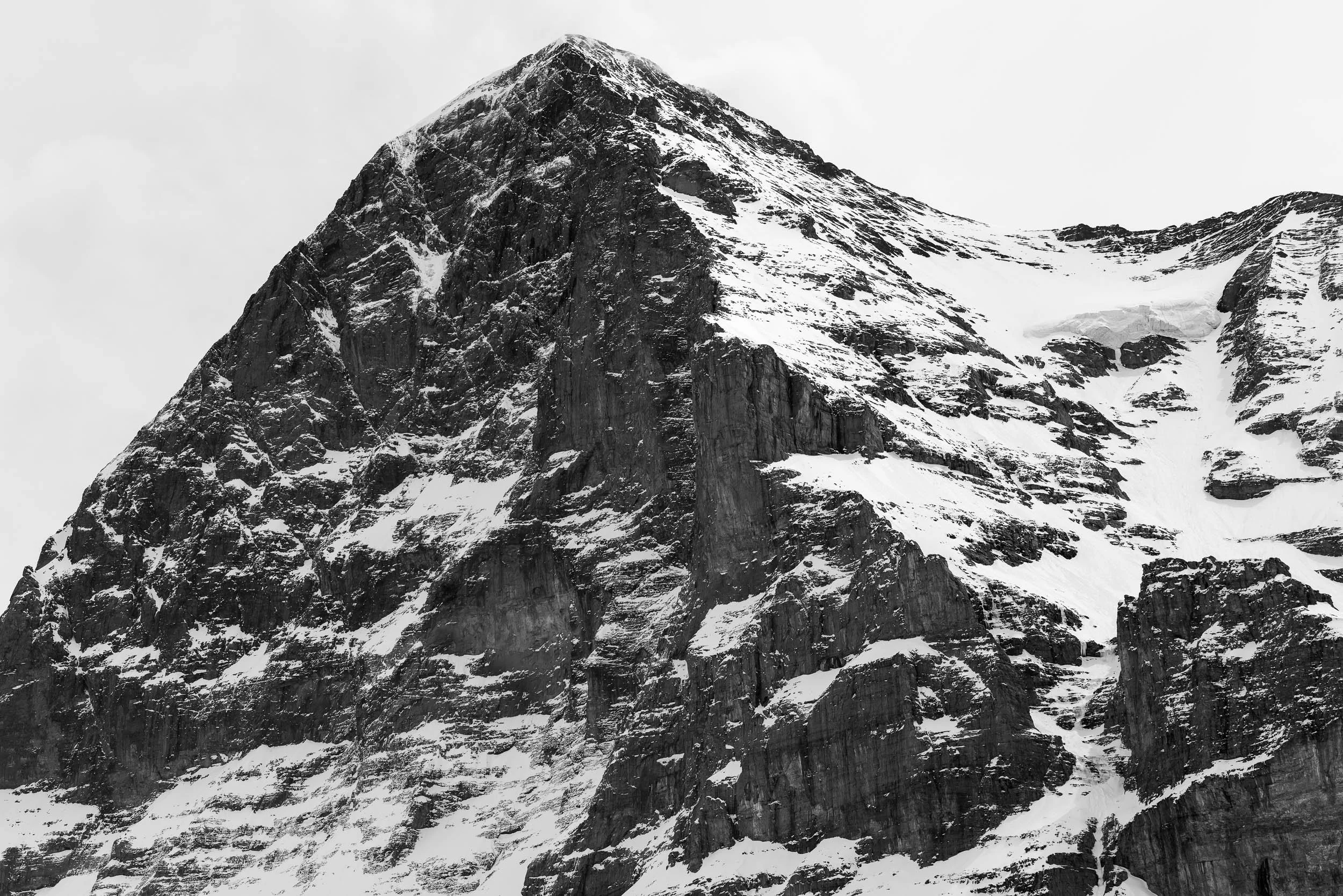 North face and West flank of the Eiger