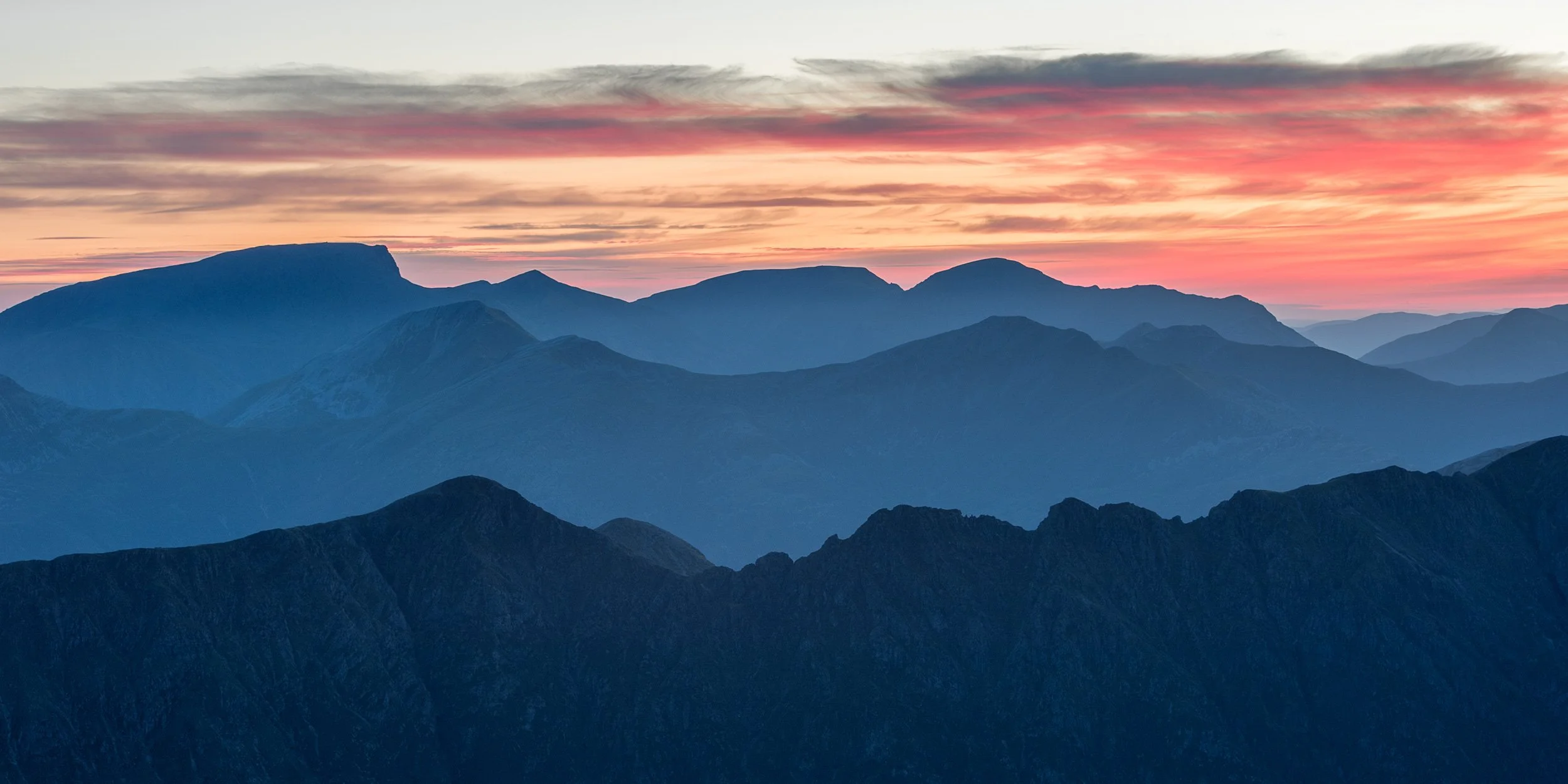 Lochaber skyline at dawn