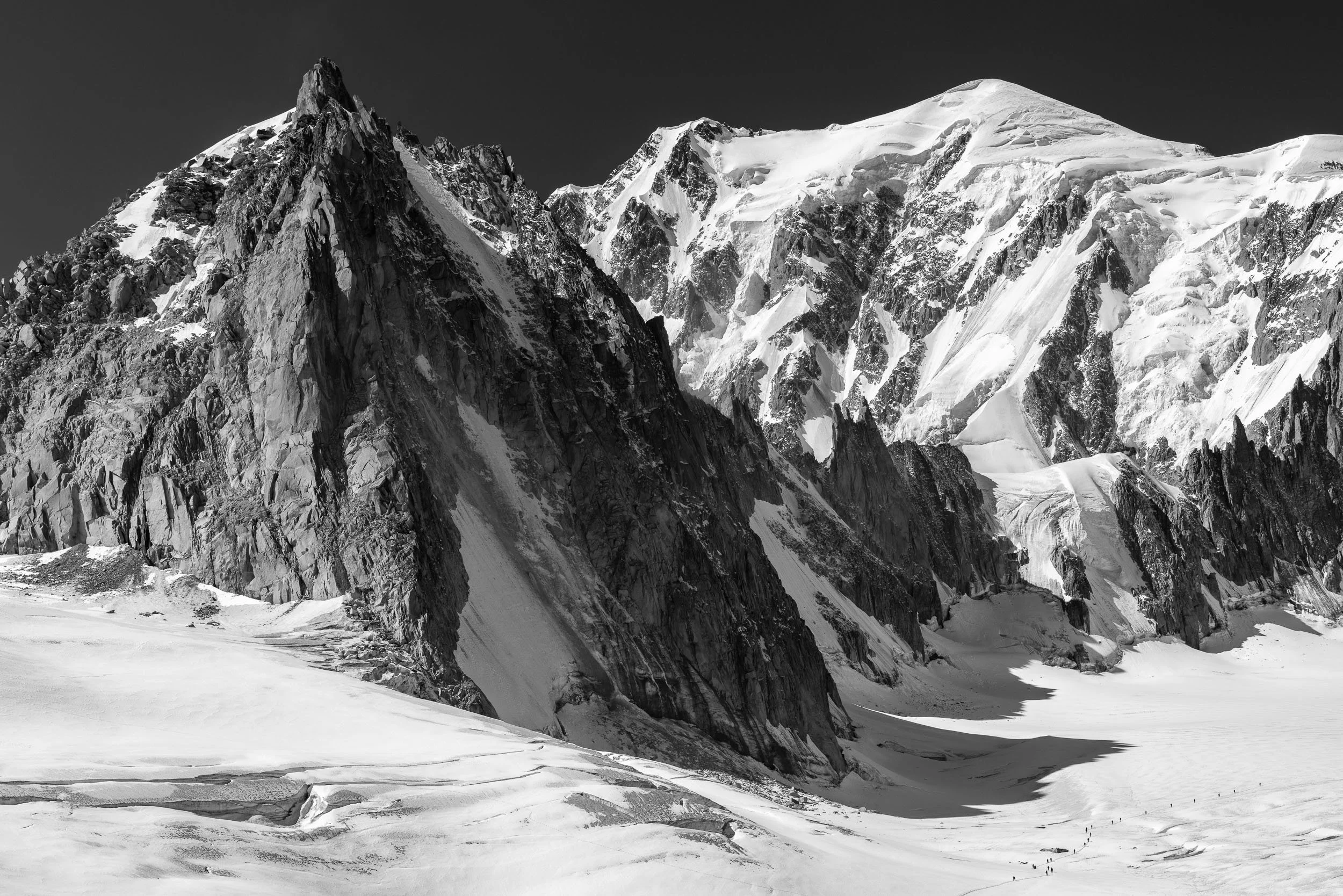 Tour Ronde and Mont Blanc