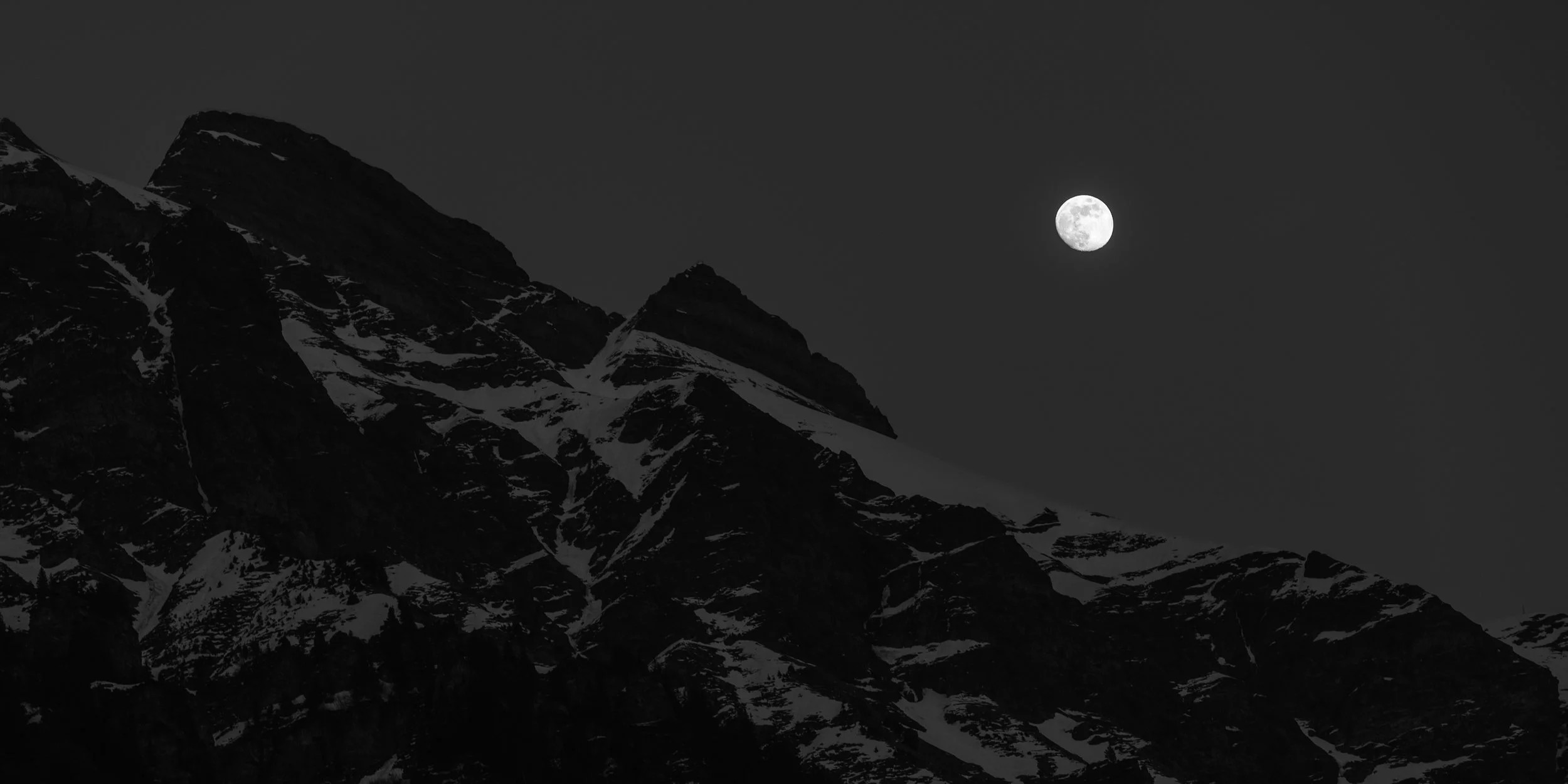 Alpine moonlight