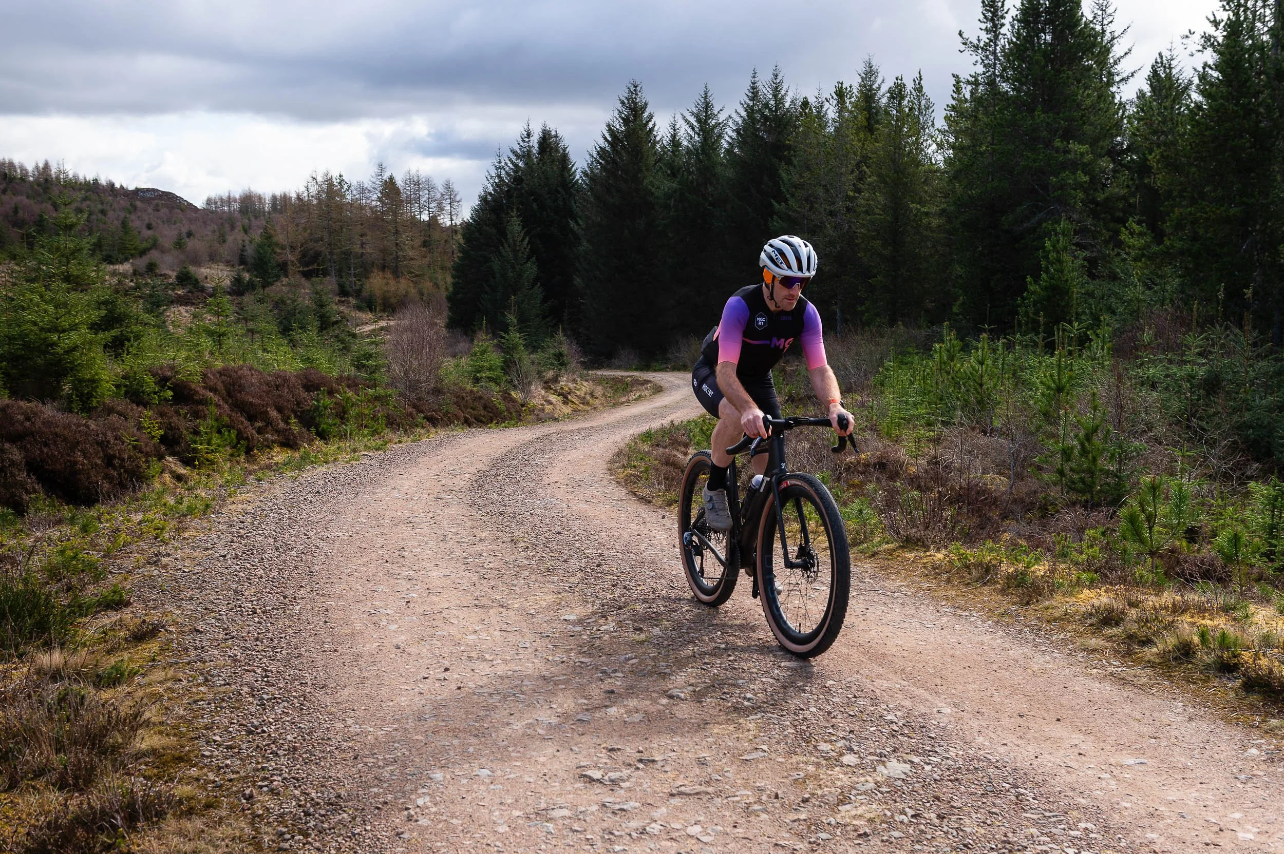 Donnie Campbell riding T3's Extrema Italia gravel bike