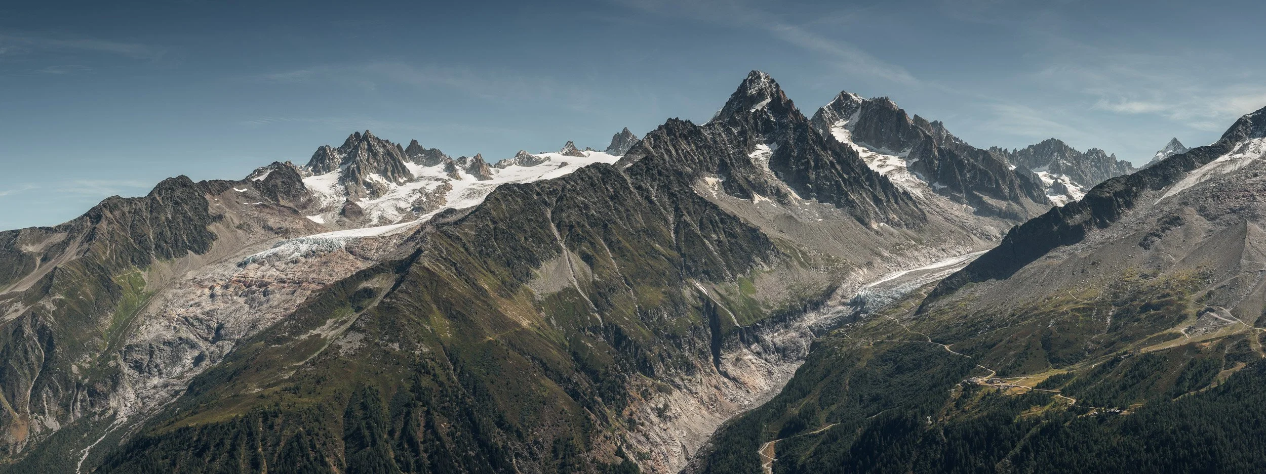 Glacier du Tour and Argentière Glacier