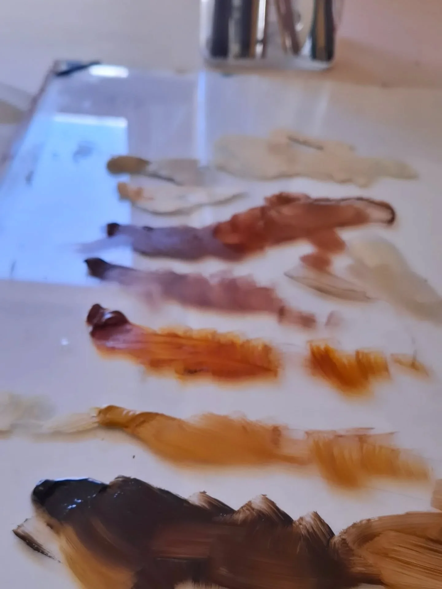 My first artworks from this stay are nearly complete 🎨✨

It was a slow start, navigating pregnancy while learning non-toxic painting methods to keep my bubba safe. But I&rsquo;m never looking back. Not only is it better for my little family, it&rsqu