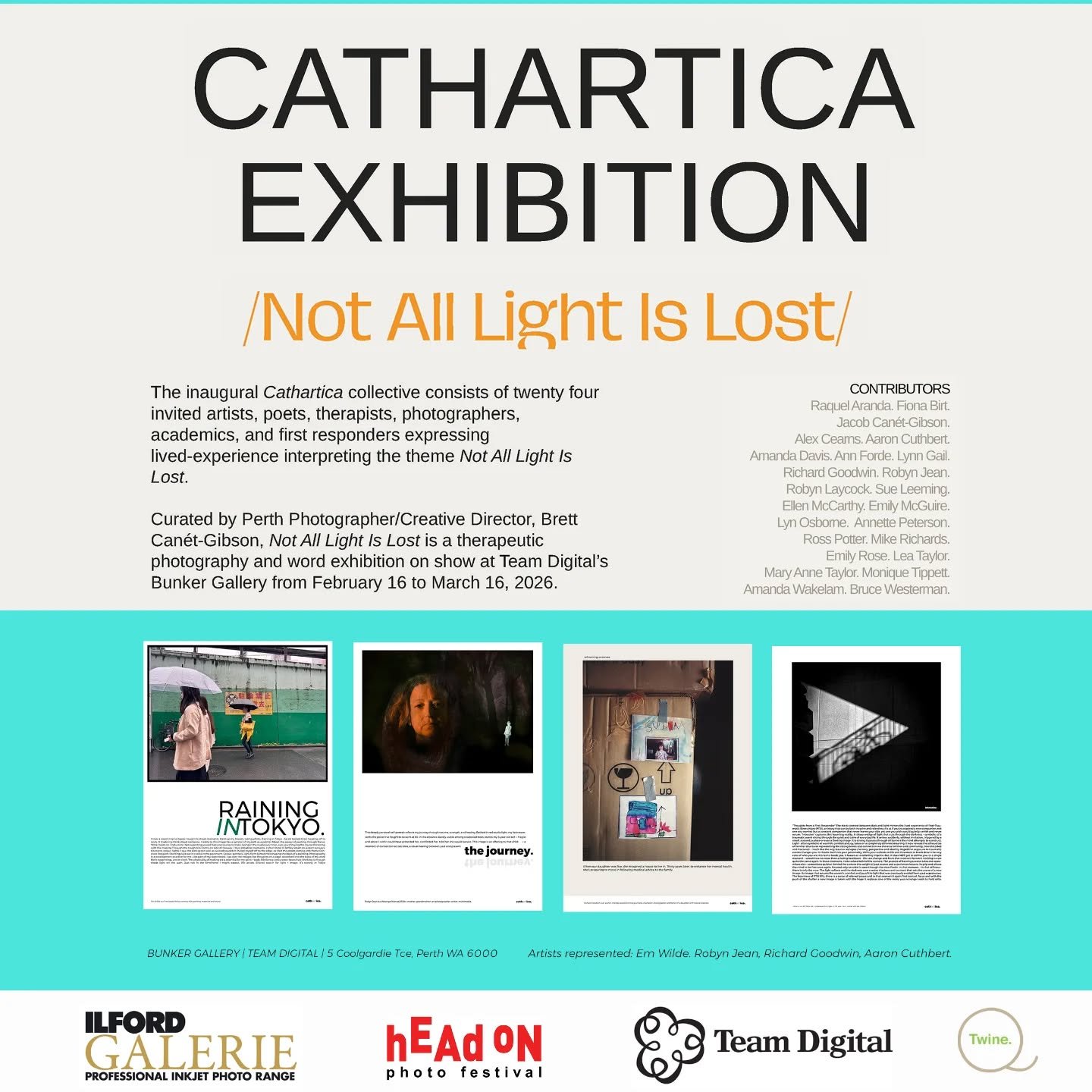 One of my artworks is going to be featured in the @headonphotofest ✨️🎉📸

The inaugural&nbsp;Cathartica&nbsp;collective consists of&nbsp;twenty four&nbsp;invited artists, poets, therapists, photographers, academics, and first responders expressing l