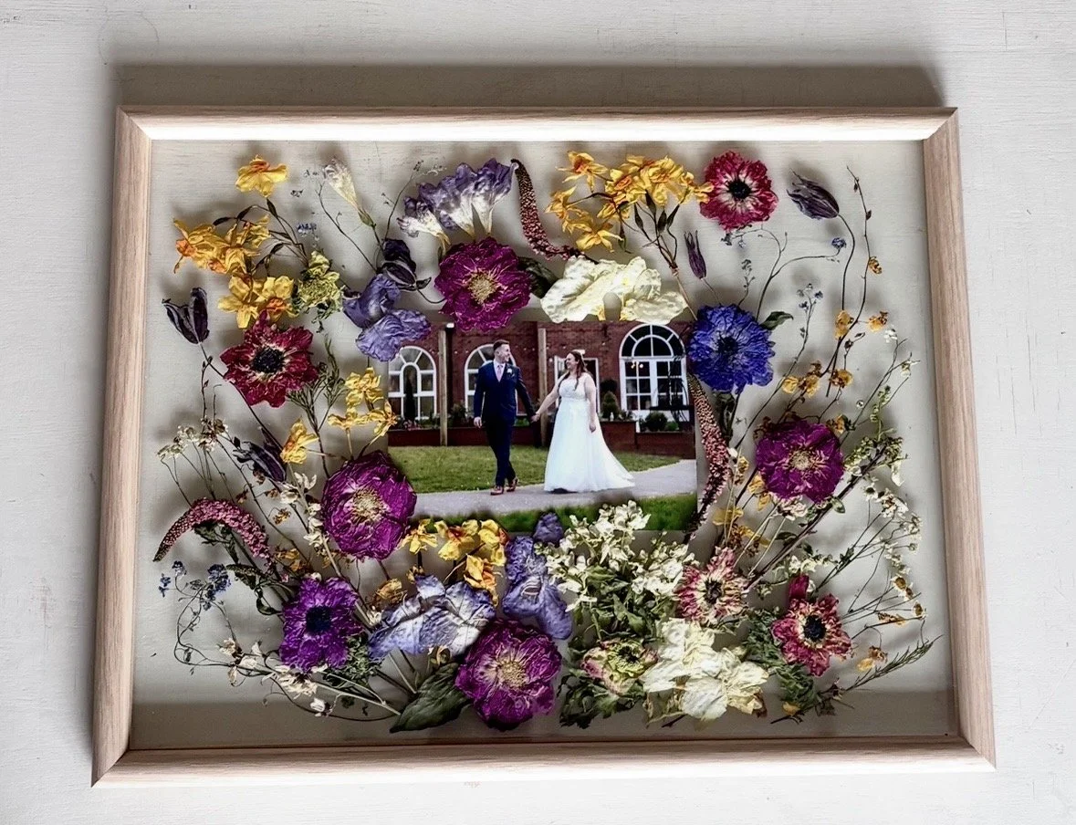 Wedding Bouquet Preservation | The Wedding Story| Glass Frame | Landscape