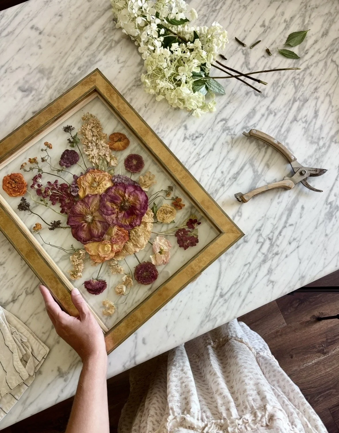 Pressed Wedding Flower Preservation 