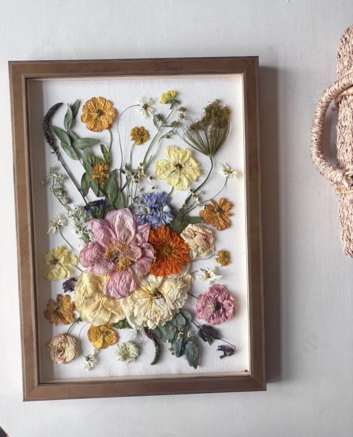 wedding flowers preserved in frame .jpg