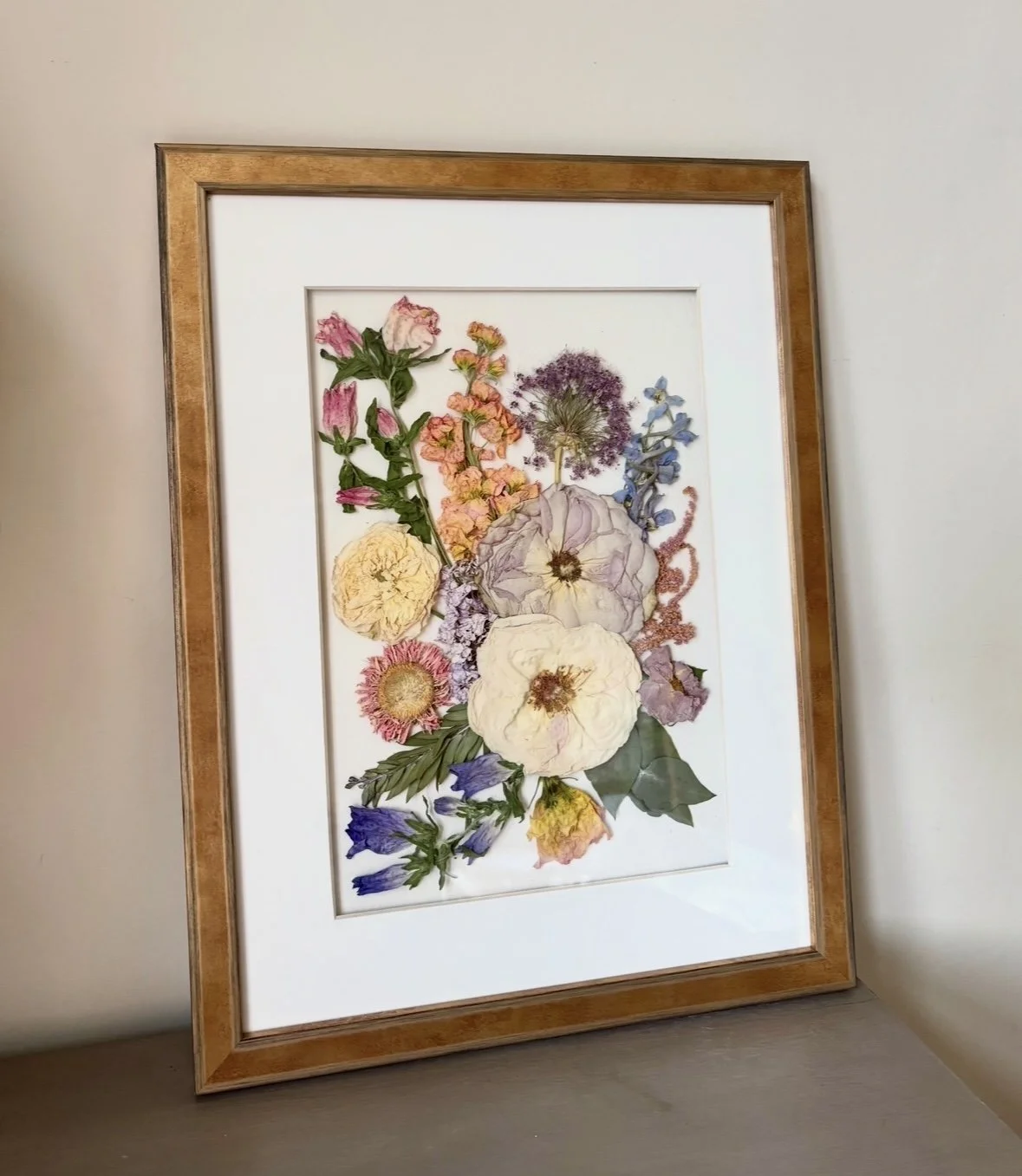Bereavement and Sympathy Pressed Flower Preservation | The Last Flower Design