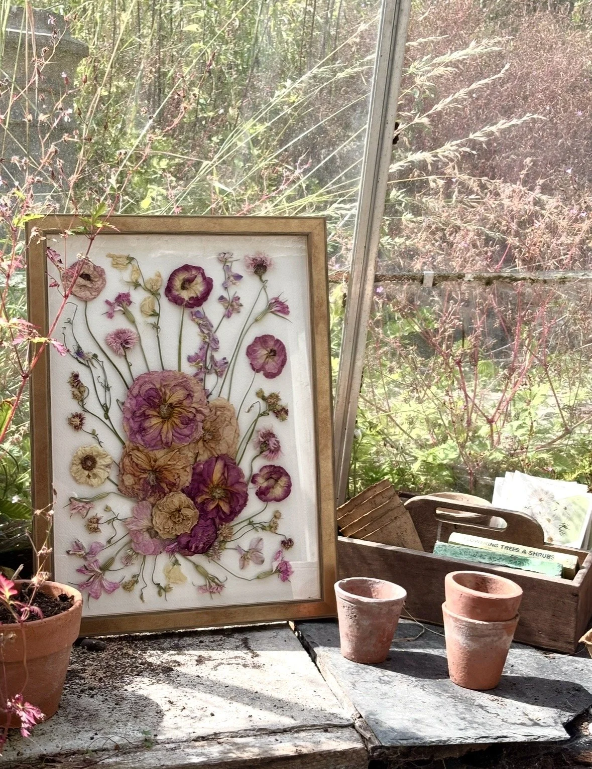 Pressed Wedding Bouquet Preservation Framing 