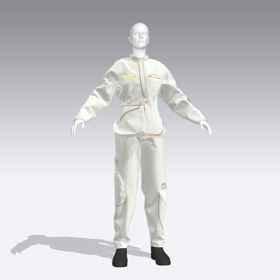 clo3D face suit testing