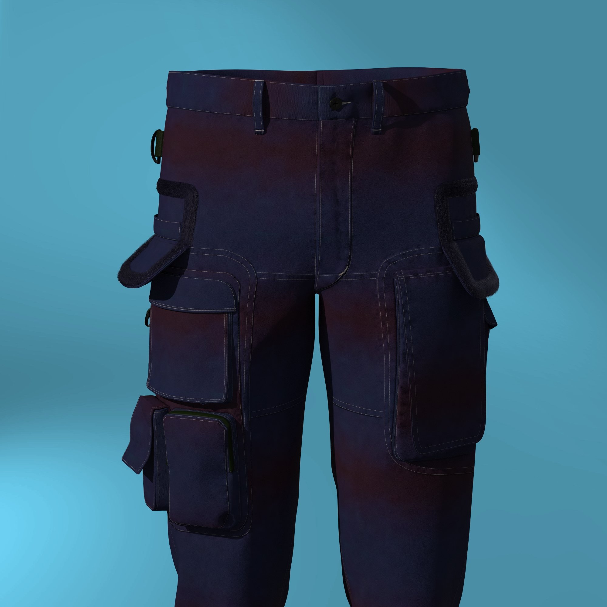 Junya Watanabe cargos digital twin clo3d