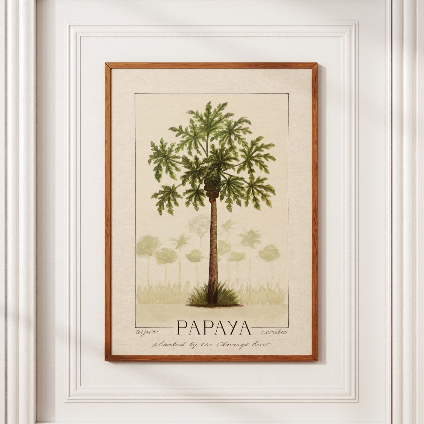 Plant A Tree - Papaya Print