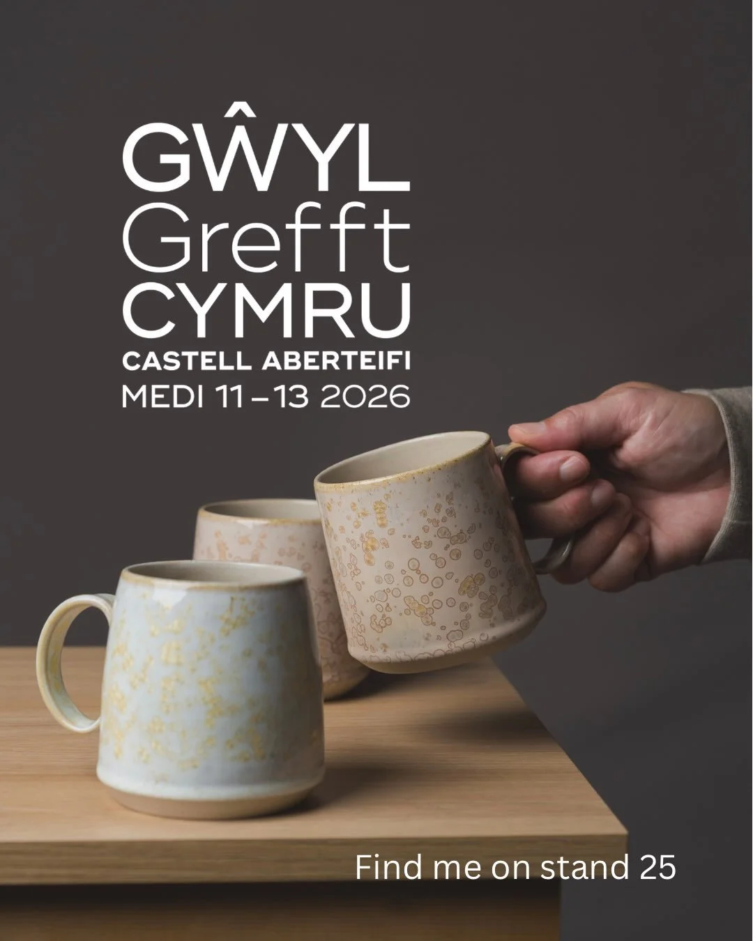 It&rsquo;s set up day today.

Looking forward to welcoming you all this weekend. Starts this Friday. 

📍Cardigan Castle 

📆 11-13th September 

#handmade #crystallineglaze #craftfestivalwales2026 #visitceredigion #visitwales