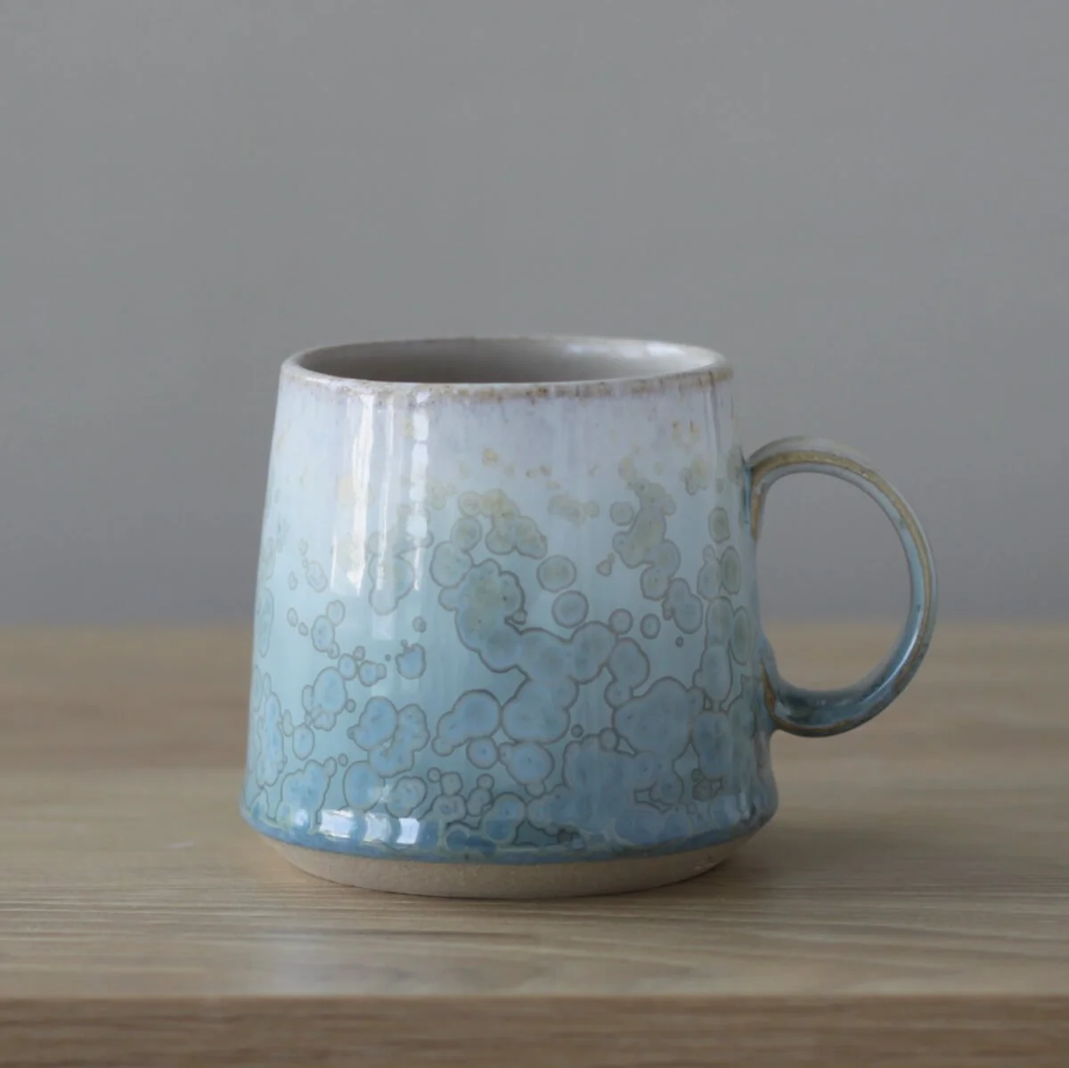 White/Gold and Blue Mug