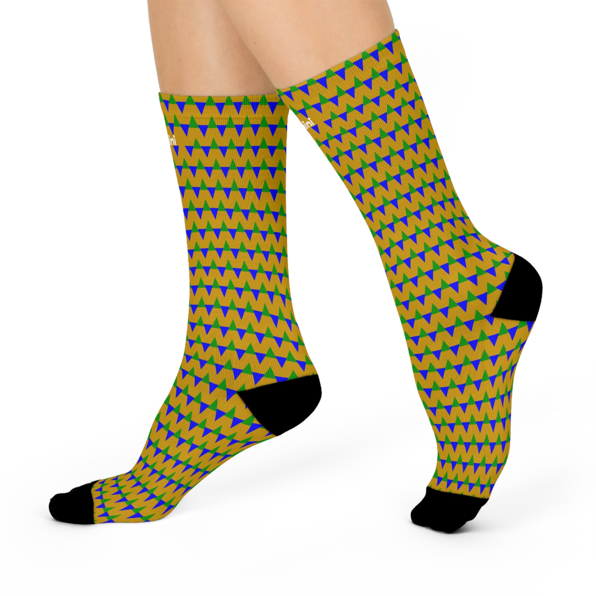 Graphic Mountain Top Weave Sox