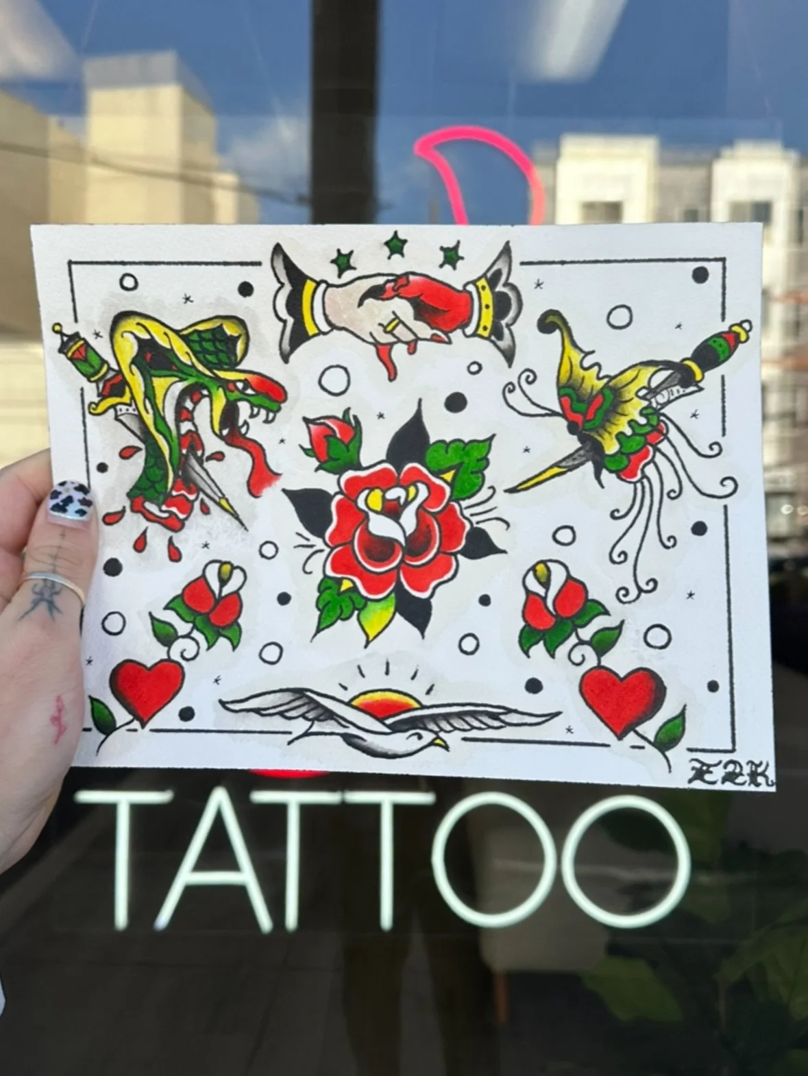 Flash Alert 🚨 any and all designs available for your skin. DM to book 🤠