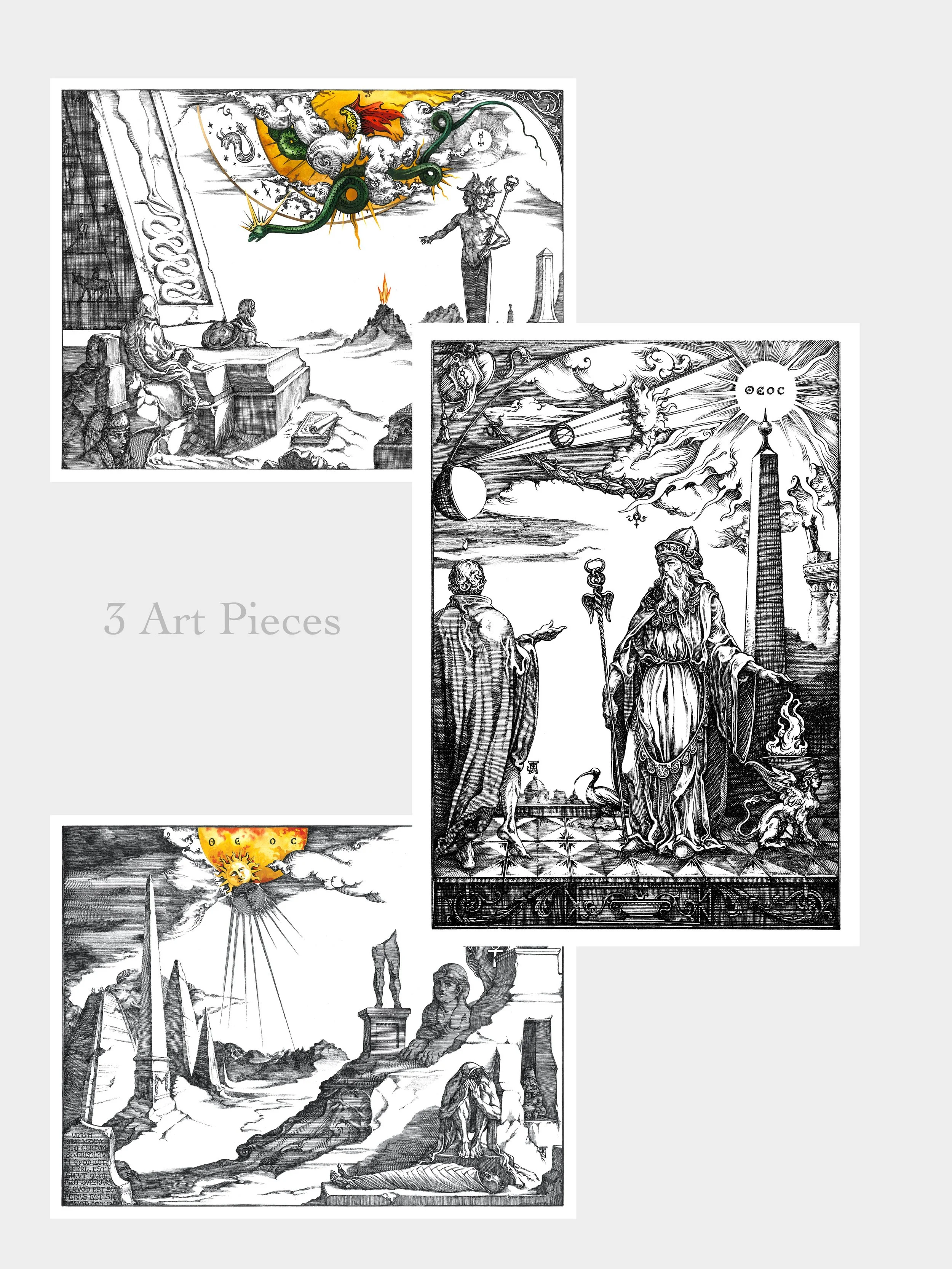 Hermes Trismegistus — Pimander — Asclepius [3 pieces]