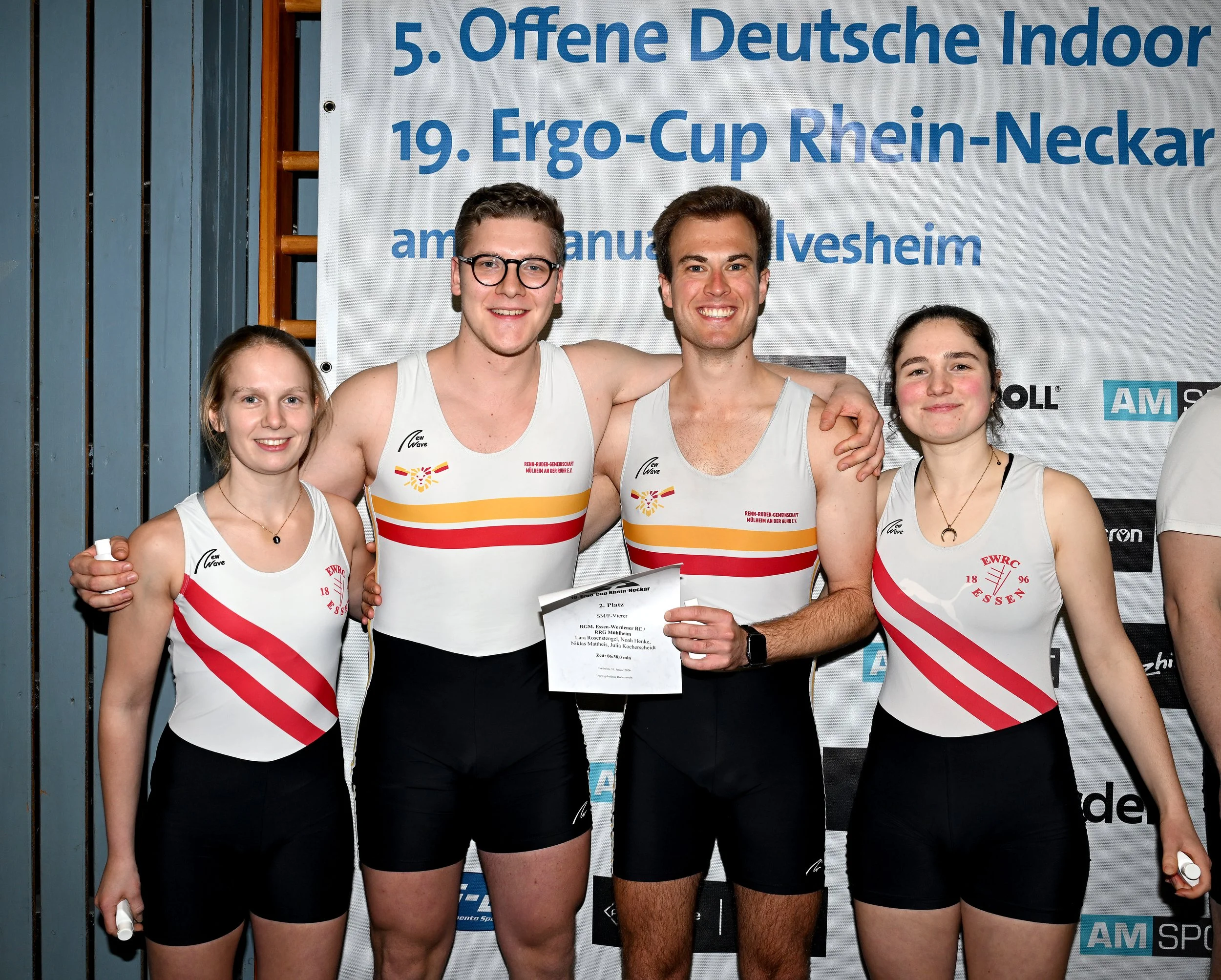 Gute Leistungen bei Indoor-Cup im neuen Format und Silber für Lara Rosenstengel bei Deutschen Ergometer-Meisterschaften