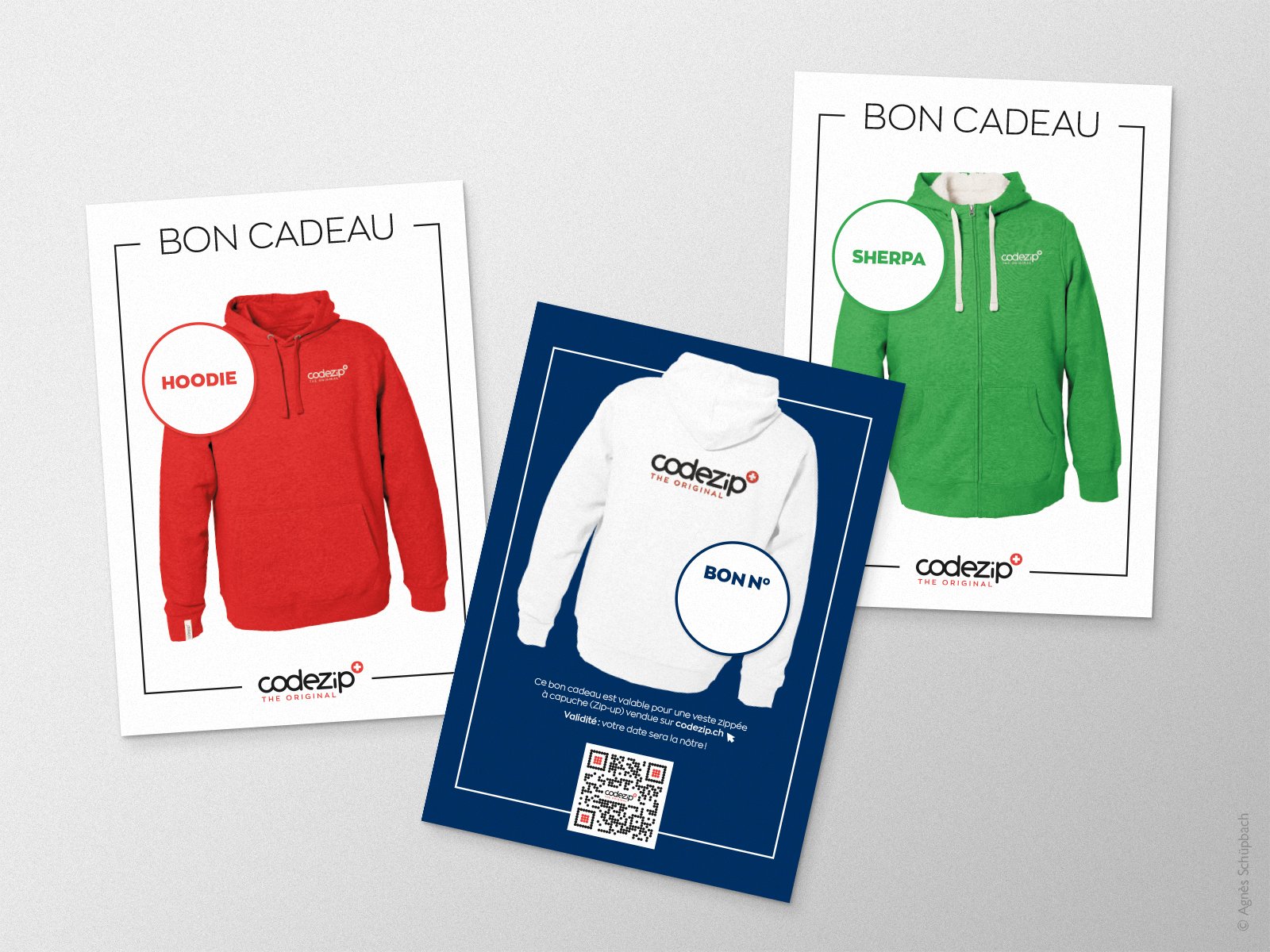 Mise en page pour les bons produits Codezip.